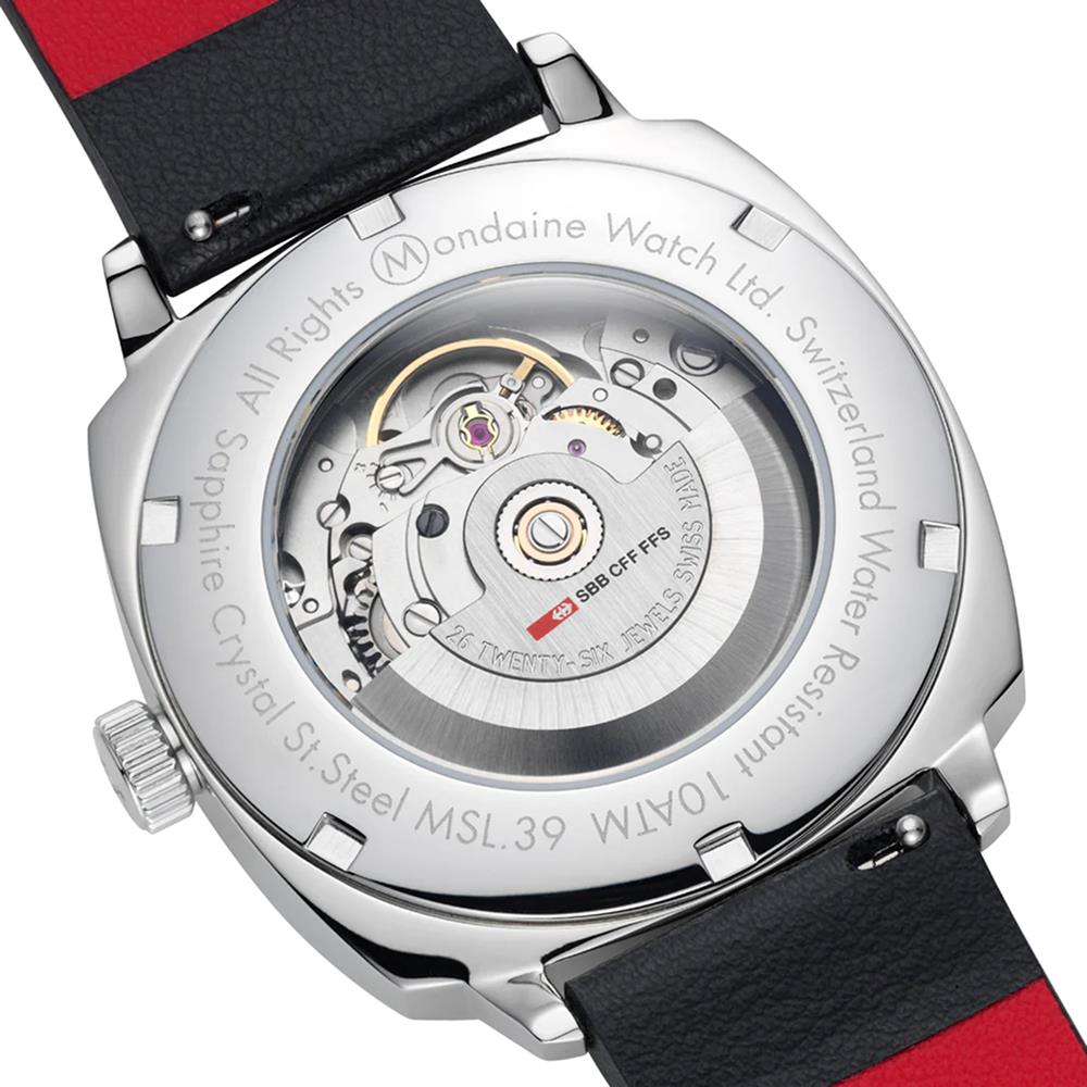 MONDAINE GRAND CUSHION MSL.3961B.LBV Otomatik Erkek Kol Saati - Görsel 5