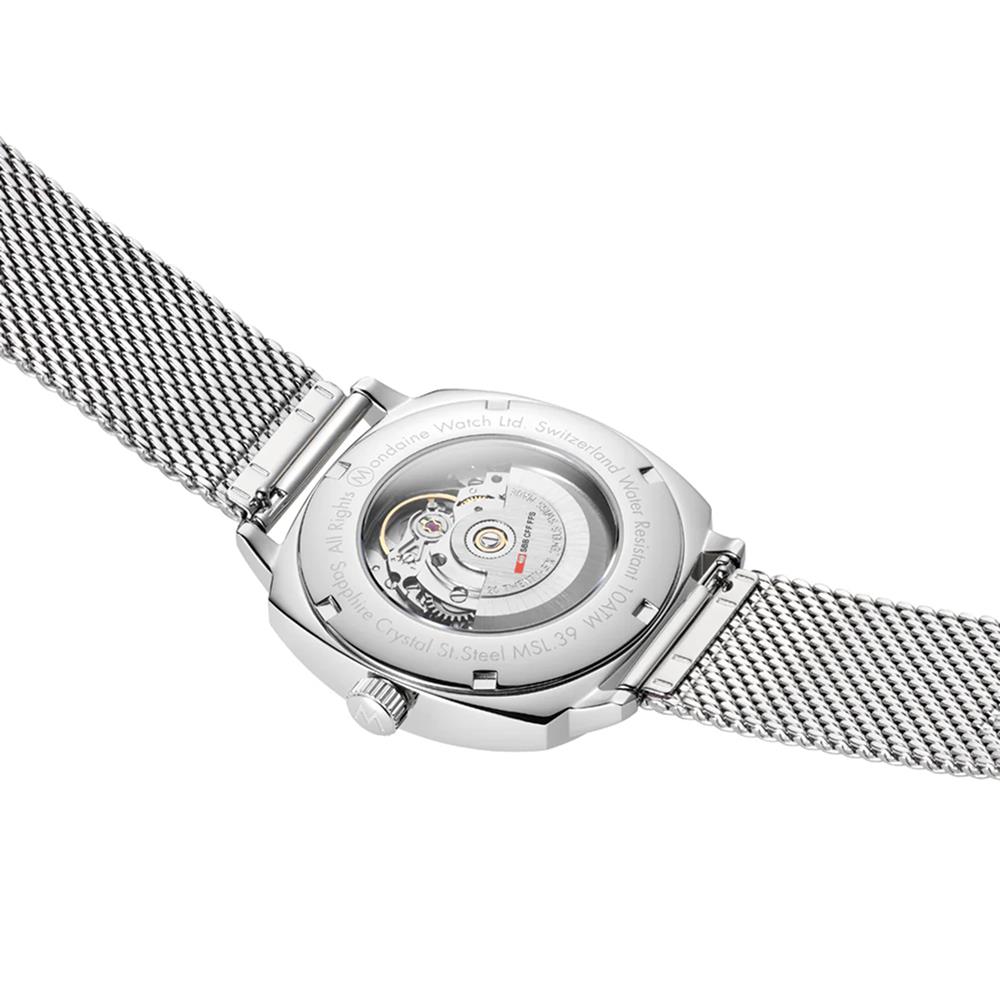 MONDAINE GRAND CUSHION MSL.3961B.SM Otomatik Erkek Kol Saati - Görsel 3