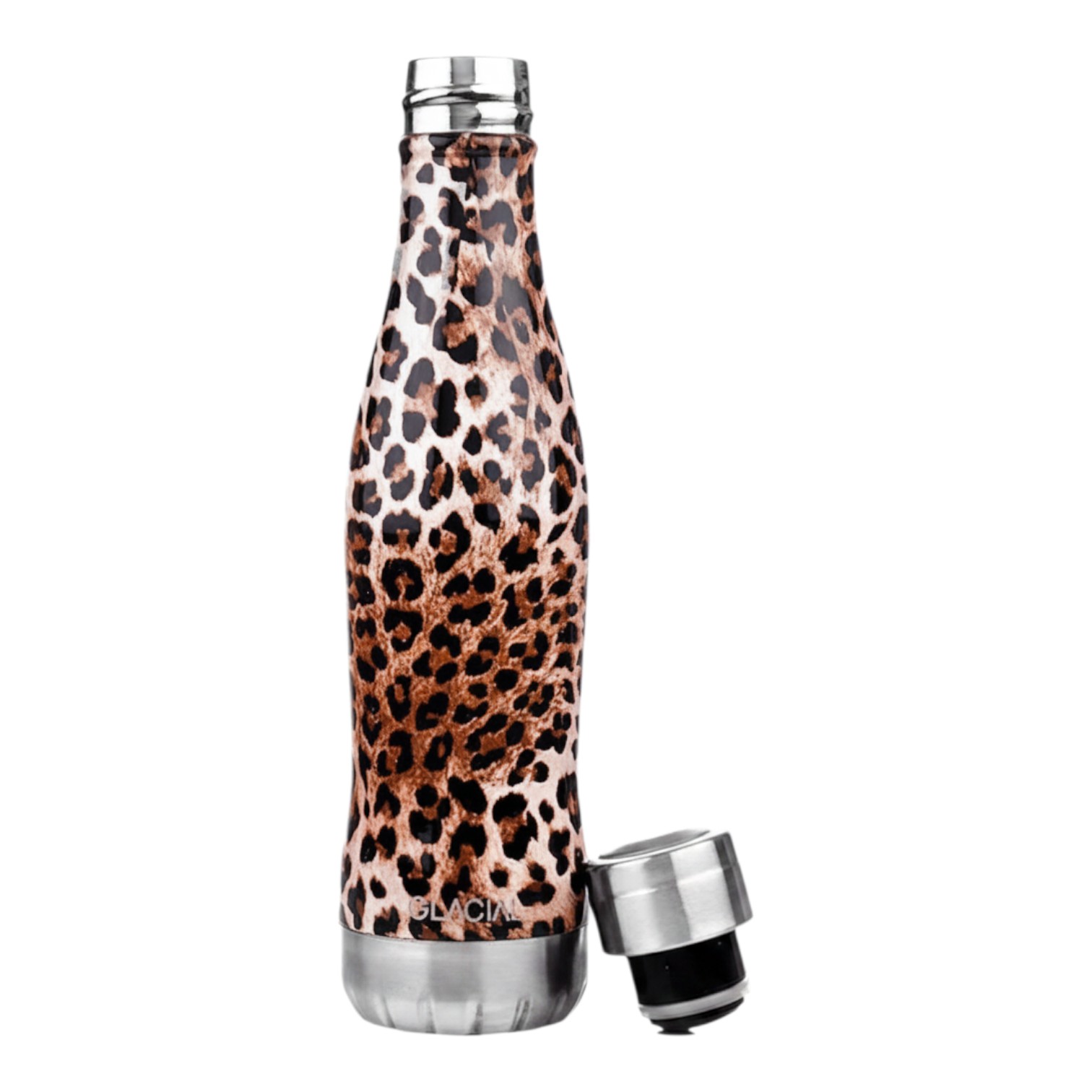 Glacial 400ml Matara Siyah Leopar Desenli