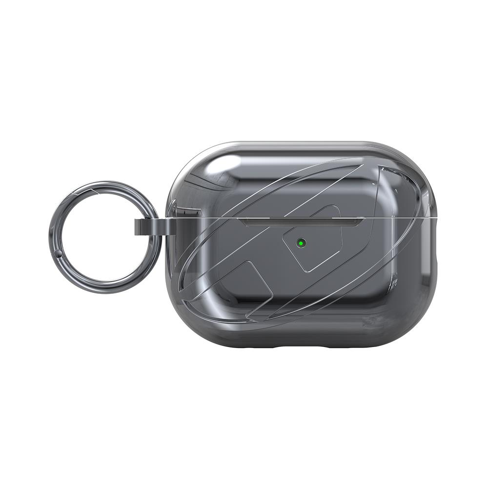 Diesel AirPods Pro / Pro 2 Parlak Kılıf - Gümüş - Görsel 4