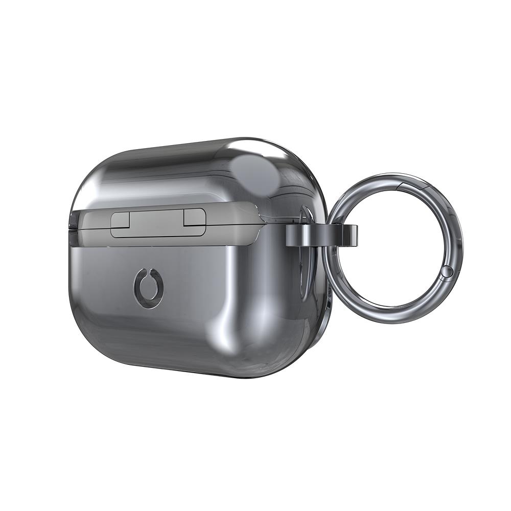 Diesel AirPods Pro / Pro 2 Parlak Kılıf - Gümüş - Görsel 5