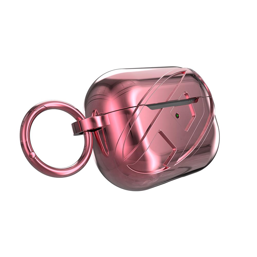 Diesel AirPods Pro / Pro 2 Parlak Kılıf - Pembe - Görsel 2