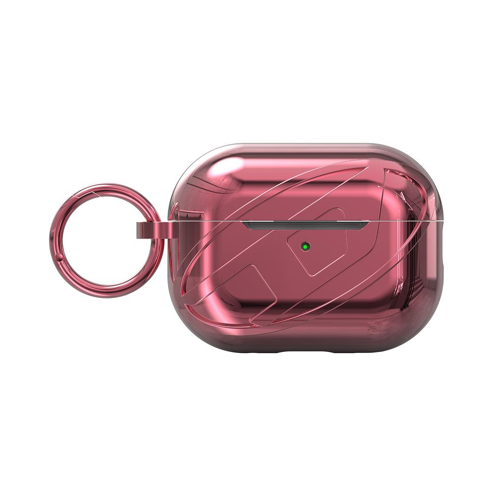 Diesel AirPods Pro / Pro 2 Parlak Kılıf - Pembe - Görsel 3