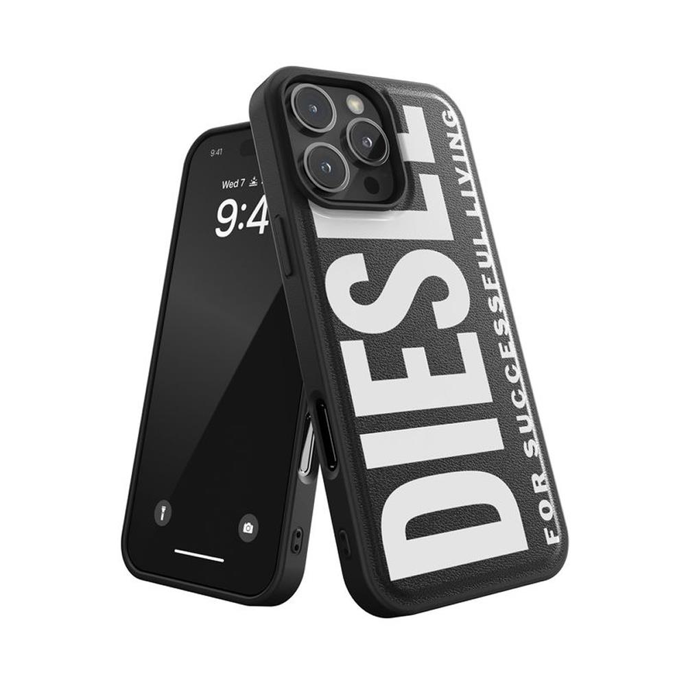 Diesel iPhone 16 Pro Max Kılıf - MagSafe Destekli Core Kalıplı Siyah/Beyaz - Görsel 3