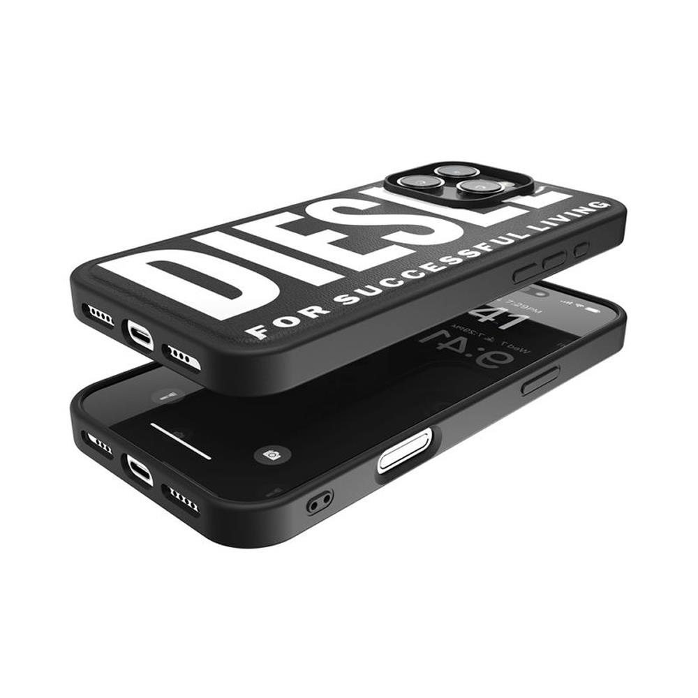 Diesel iPhone 16 Pro Max Kılıf - MagSafe Destekli Core Kalıplı Siyah/Beyaz - Görsel 5