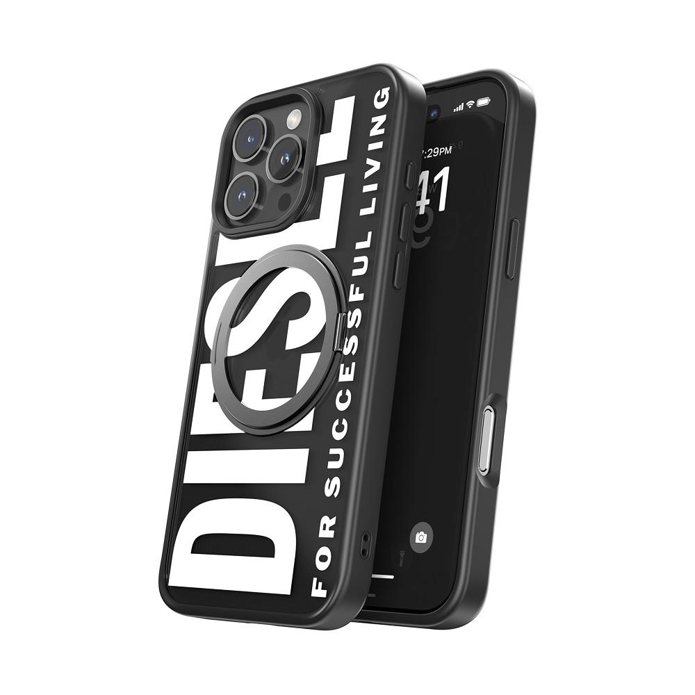 Diesel iPhone 16 Pro Max Kılıf - Ringstand MagSafe Siyah/Beyaz 7 Diesel iPhone 16 Pro Max Kılıf - Ringstand MagSafe Siyah/Beyaz - Görsel 4