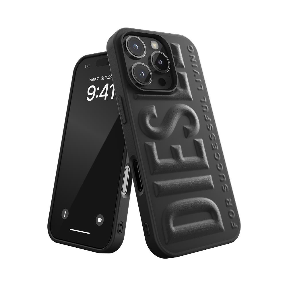 Diesel iPhone 16 Pro Kılıf - 3D Biscotto Siyah - Görsel 2