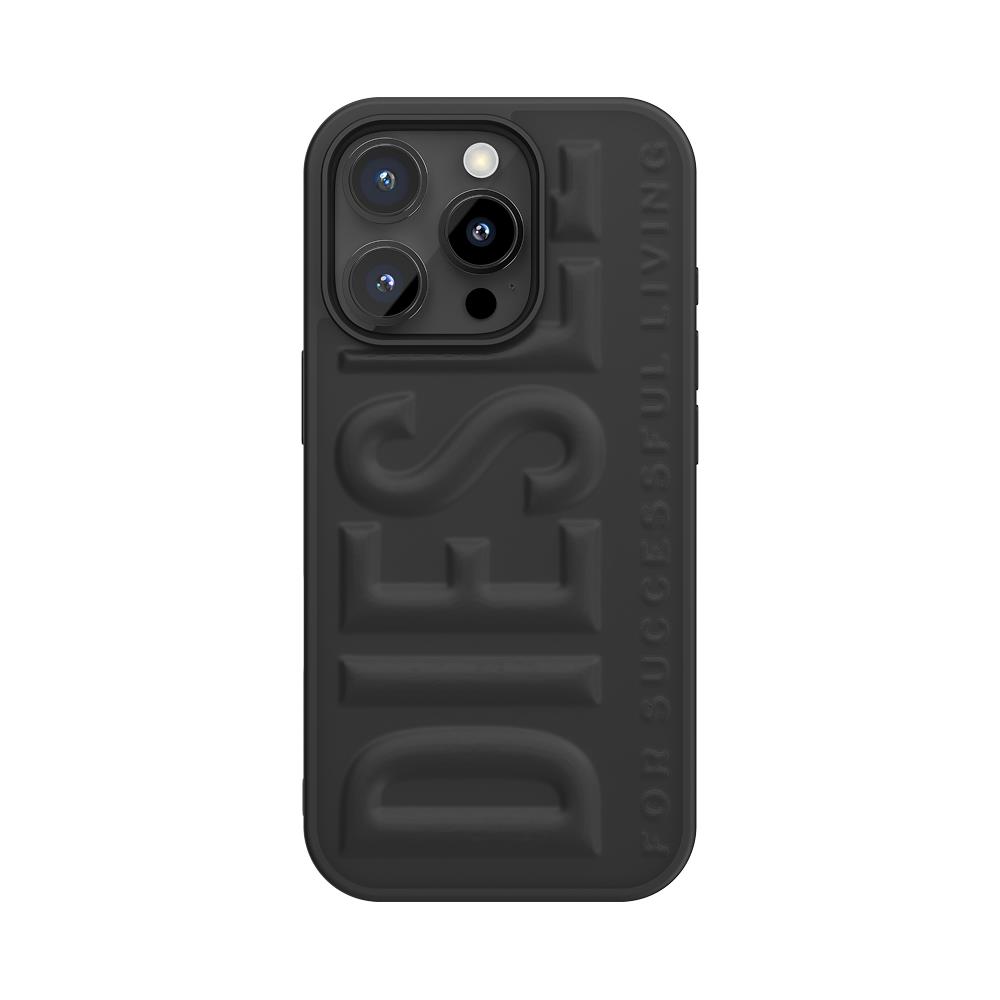 Diesel iPhone 16 Pro Kılıf - 3D Biscotto Siyah - Görsel 4