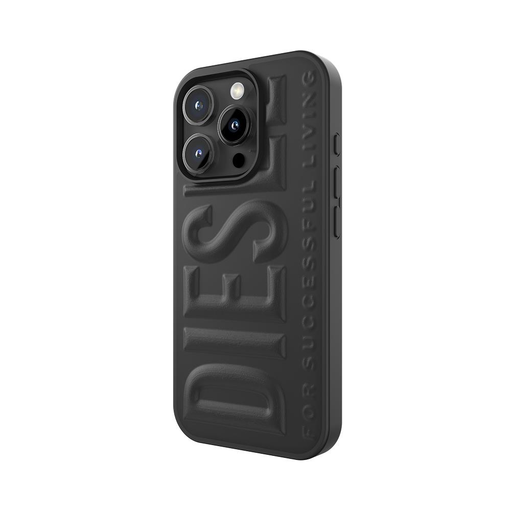 Diesel iPhone 16 Pro Kılıf - 3D Biscotto Siyah - Görsel 5