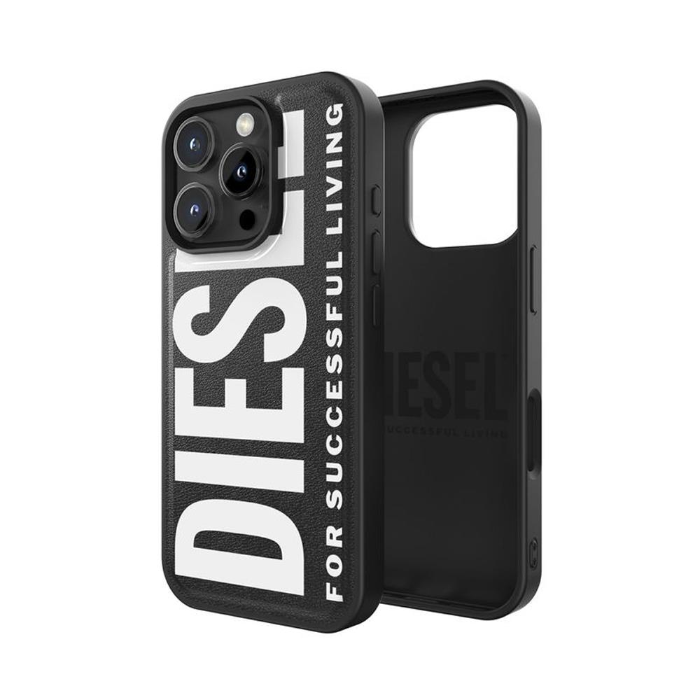 Diesel iPhone 16 Pro Kılıf - MagSafe Destekli Core Kalıplı Siyah/Beyaz - Görsel 2
