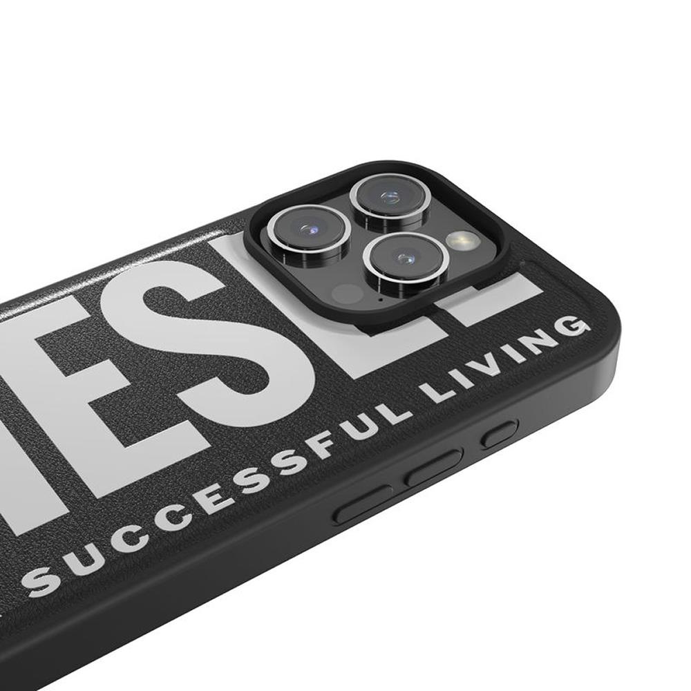 Diesel iPhone 16 Pro Kılıf - MagSafe Destekli Core Kalıplı Siyah/Beyaz - Görsel 3