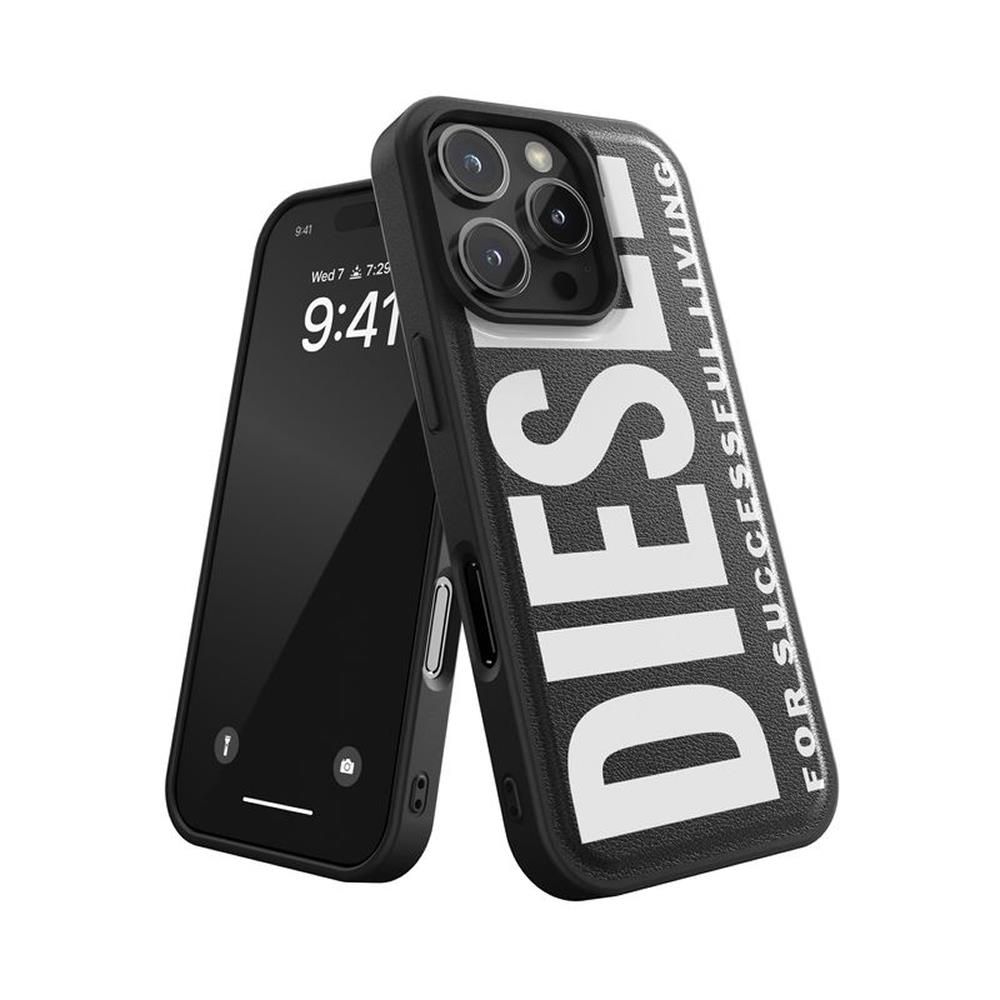 Diesel iPhone 16 Pro Kılıf - MagSafe Destekli Core Kalıplı Siyah/Beyaz - Görsel 5