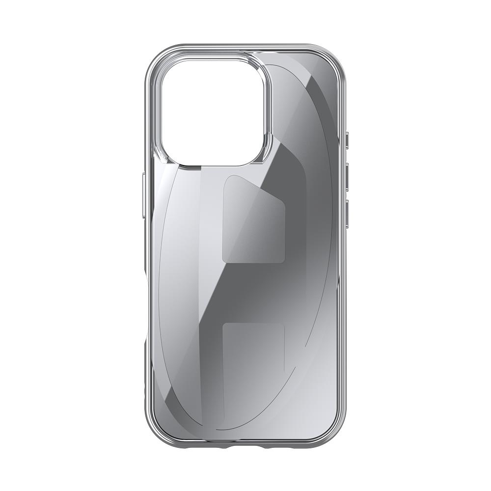 Diesel iPhone 16 Pro Kılıf - Oval D Aynalı (Mirror) Gümüş 3 Diesel iPhone 16 Pro Kılıf - Oval D Aynalı (Mirror) Gümüş - Görsel 2