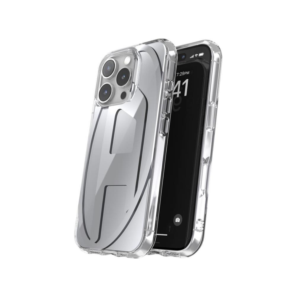 Diesel iPhone 16 Pro Kılıf - Oval D Aynalı (Mirror) Gümüş 5 Diesel iPhone 16 Pro Kılıf - Oval D Aynalı (Mirror) Gümüş - Görsel 3