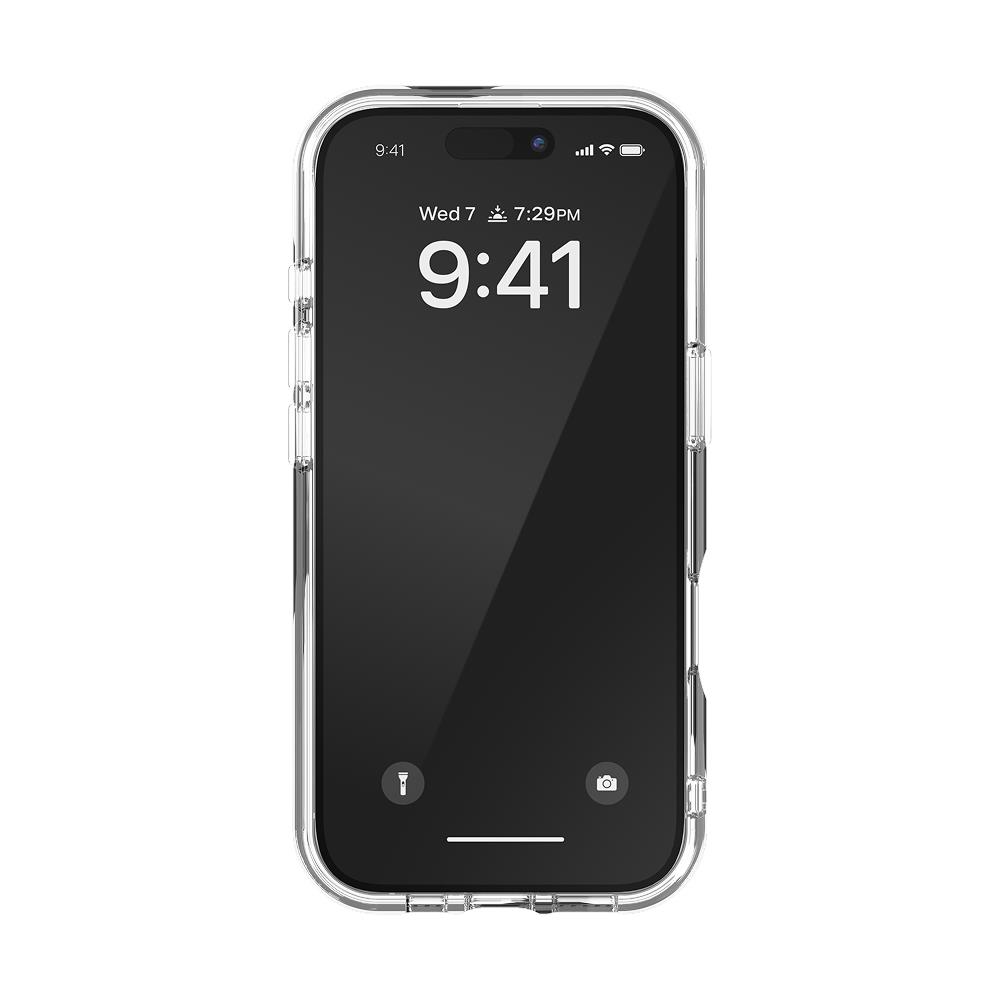 Diesel iPhone 16 Pro Kılıf - Oval D Mirror Şeffaf Siyah - Görsel 2