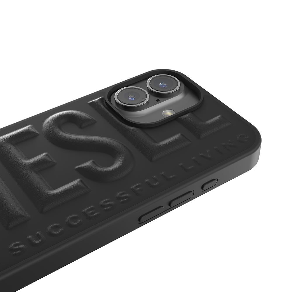 Diesel iPhone 16 Kılıf - 3D Biscotto Siyah - Görsel 2