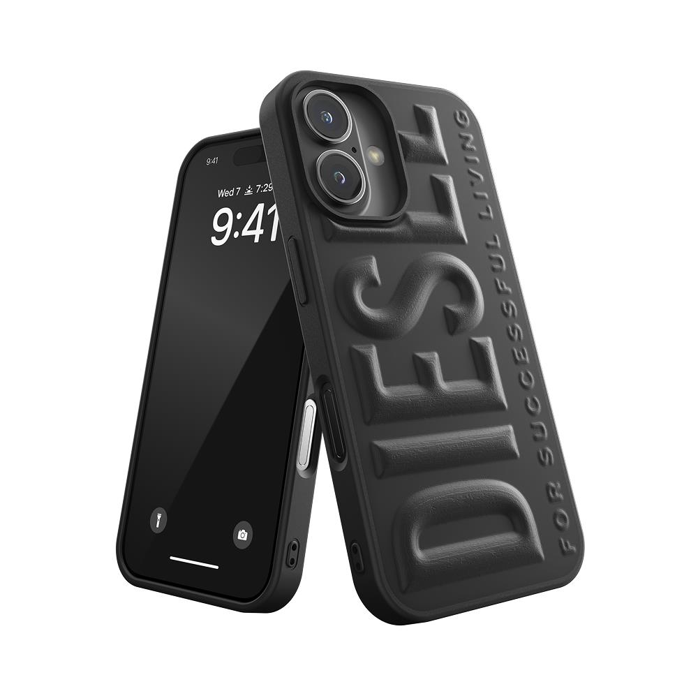 Diesel iPhone 16 Kılıf - 3D Biscotto Siyah - Görsel 3