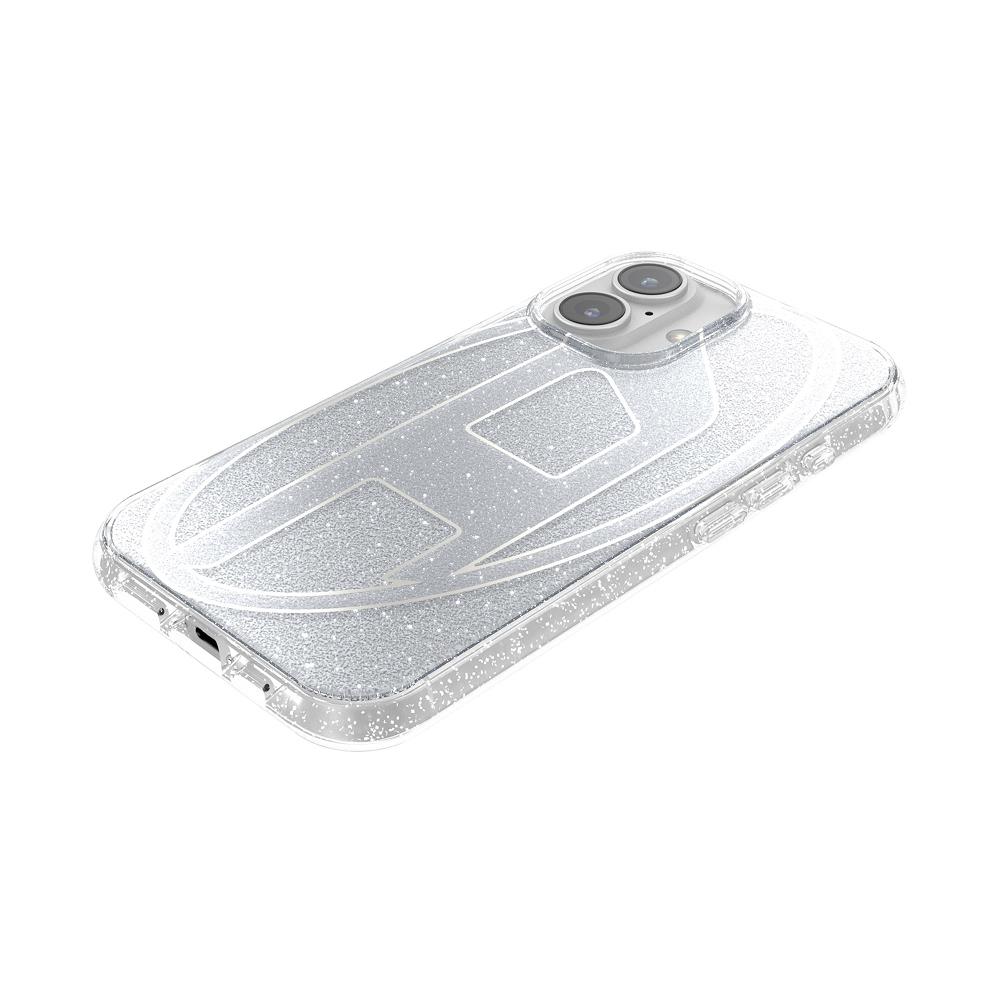 Diesel iPhone 16 Kılıf - Oval D Simli (Glitter) Gümüş 9 Diesel iPhone 16 Kılıf - Oval D Simli (Glitter) Gümüş - Görsel 5