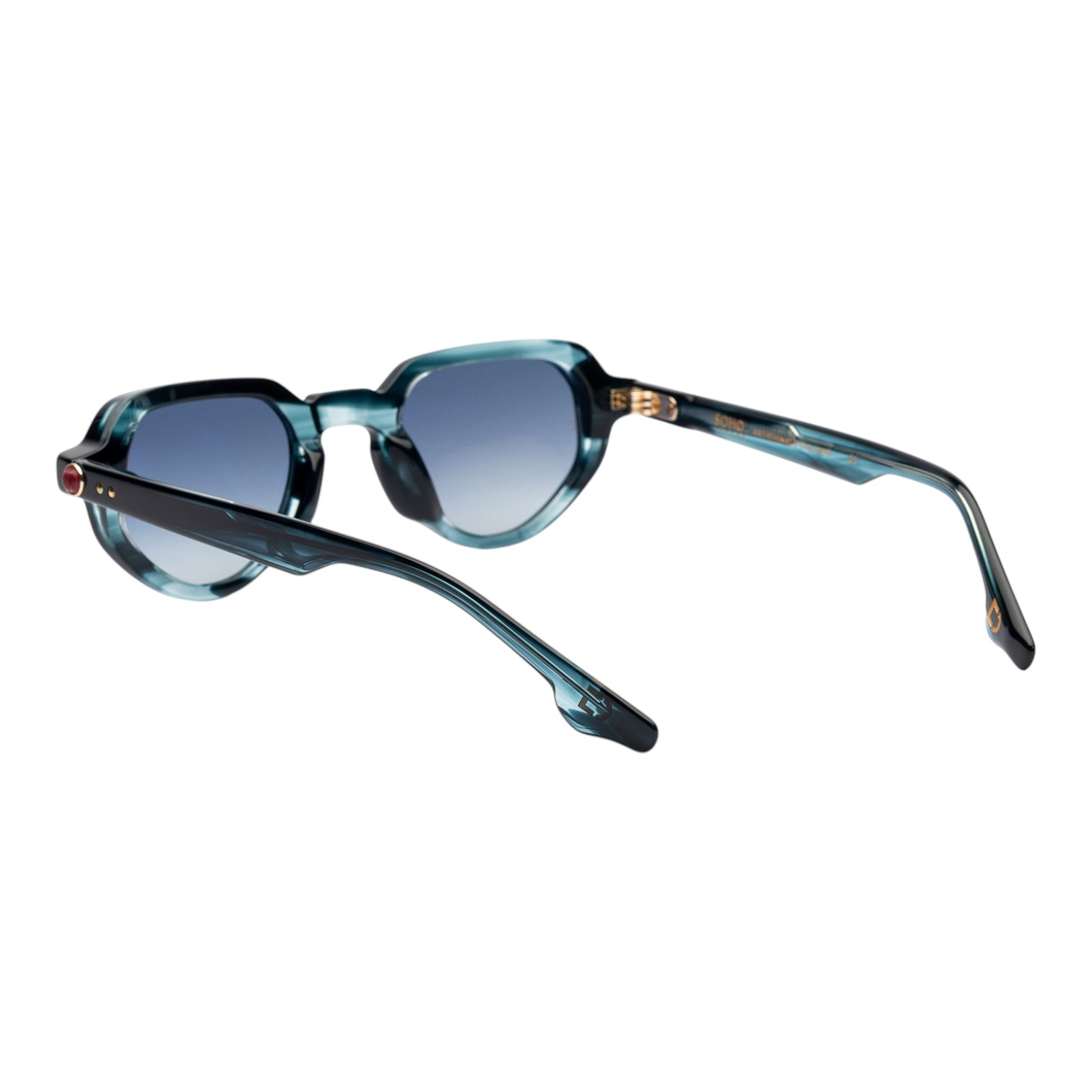 Soho London Fire Mavi Unisex Güneş Gözlüğü - Görsel 4