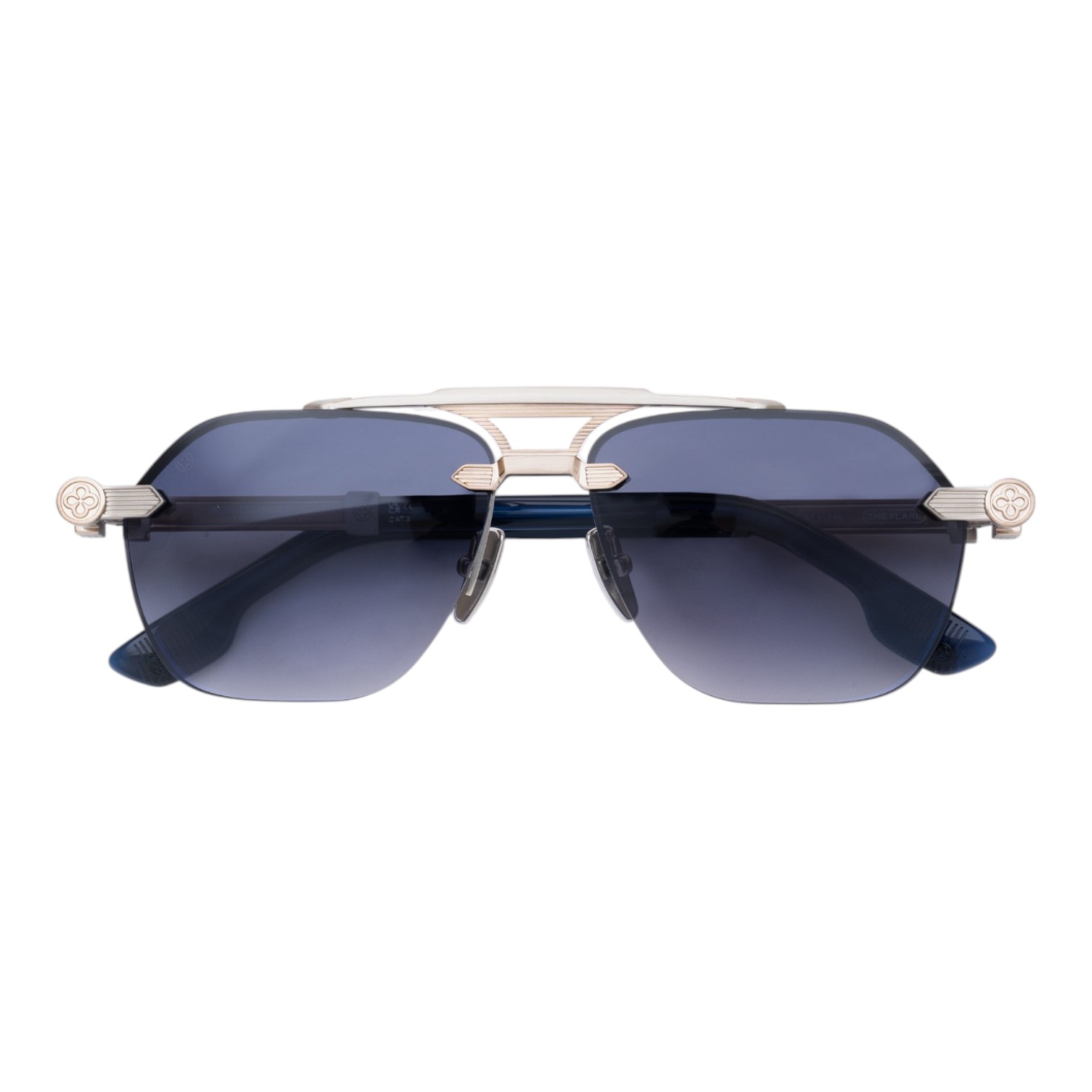 Unique Design Milano The Flare 22K Altın Lacivert Unisex Güneş Gözlüğü 1 Unique Design Milano The Flare 22K Altın Lacivert Unisex Güneş Gözlüğü
