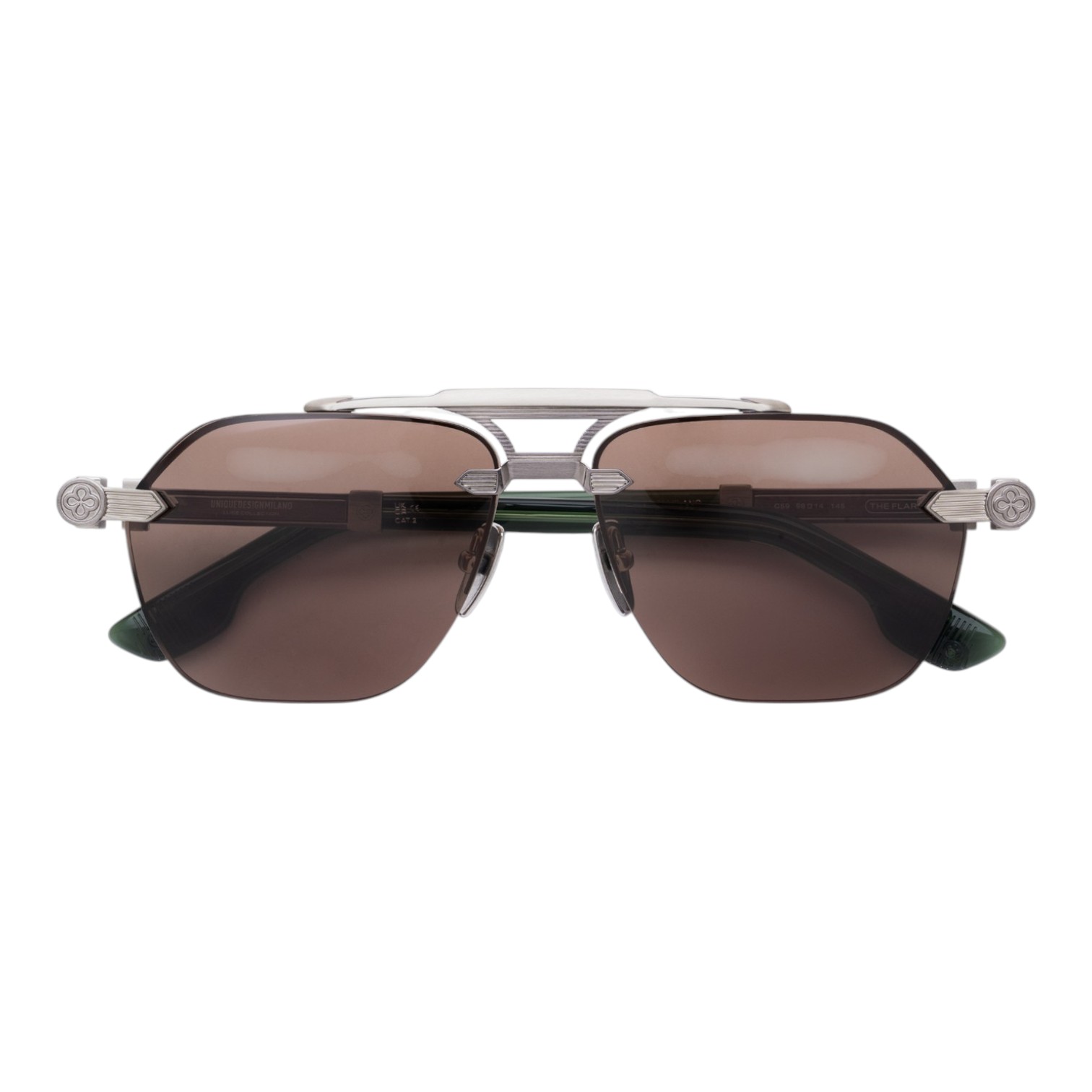 Unique Design Milano The Flare 22K Altın Yeşil Unisex Güneş Gözlüğü 1 Unique Design Milano The Flare 22K Altın Yeşil Unisex Güneş Gözlüğü