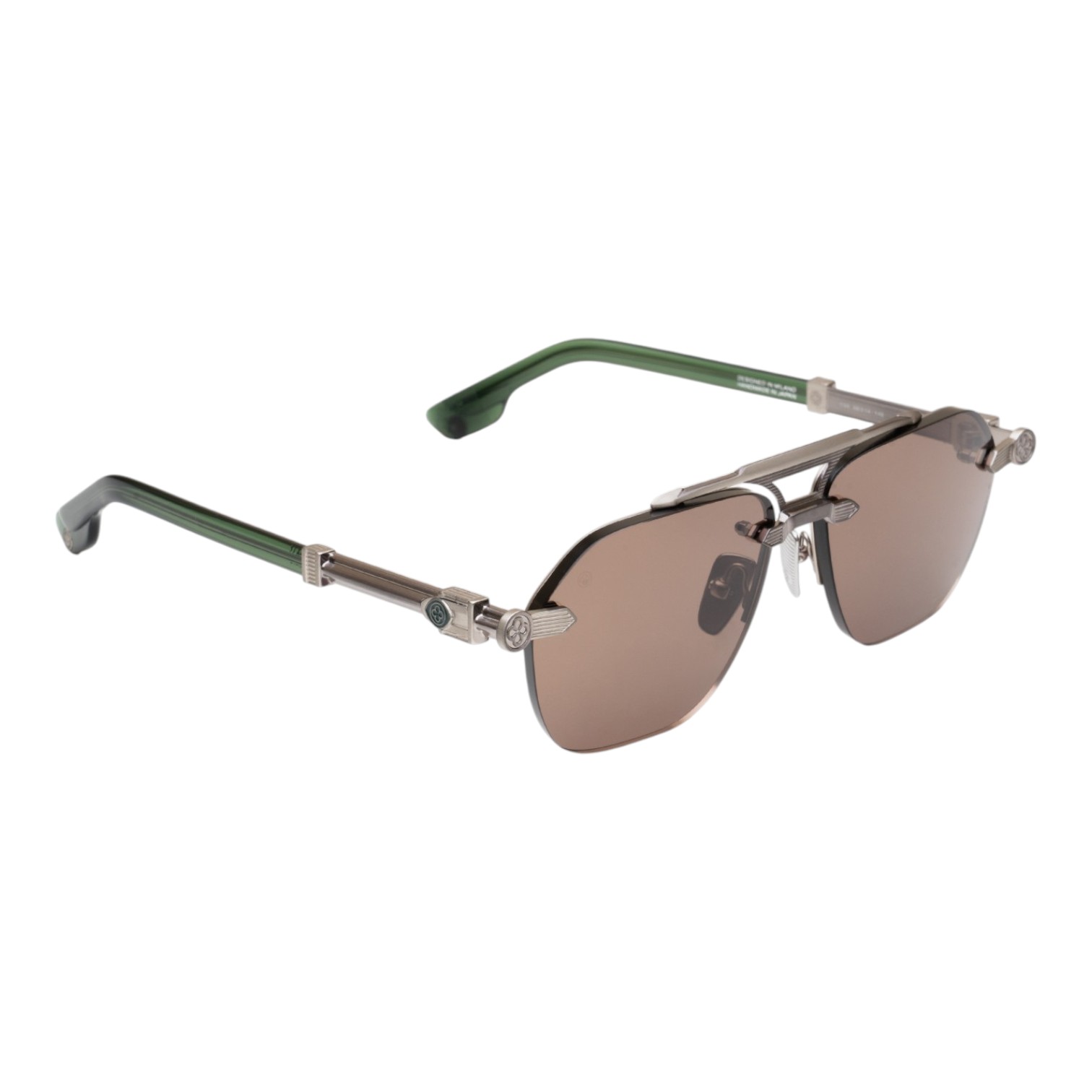 Unique Design Milano The Flare 22K Altın Yeşil Unisex Güneş Gözlüğü 3 Unique Design Milano The Flare 22K Altın Yeşil Unisex Güneş Gözlüğü - Görsel 2