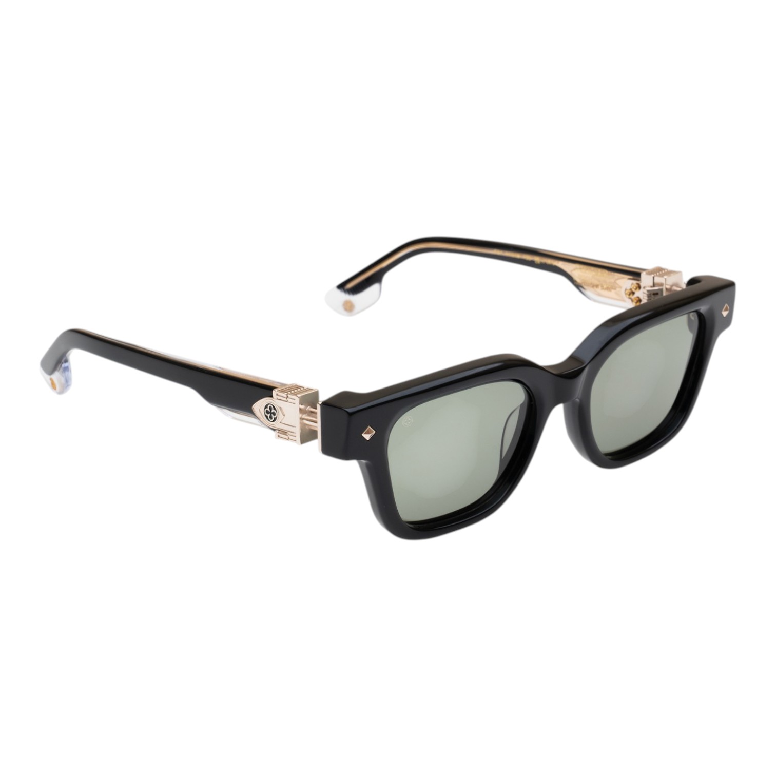 Unique Design Milano The Gleam 22K Altın Siyah Unisex Güneş Gözlüğü - Görsel 2