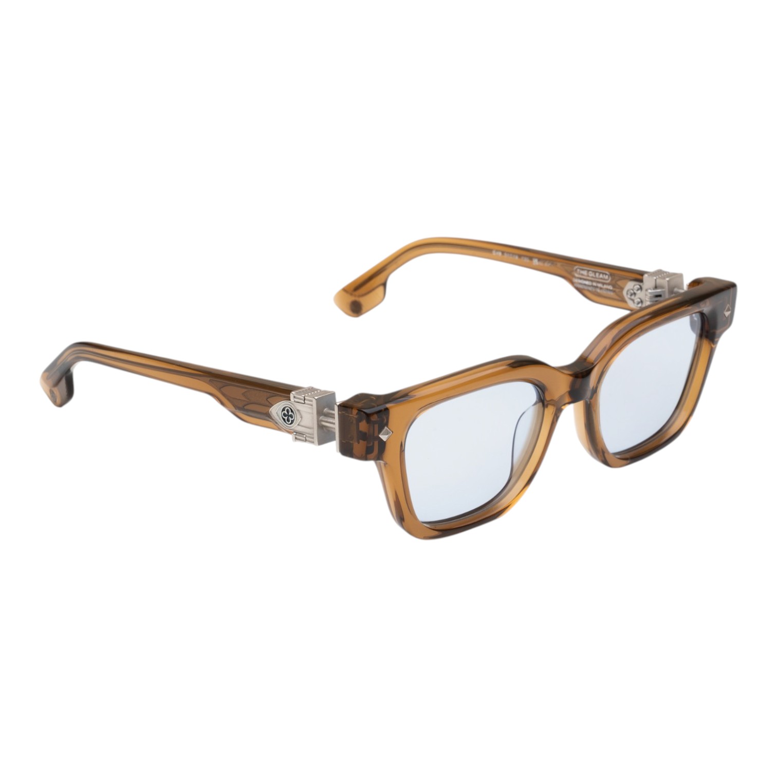 Unique Design Milano The Gleam 22K Beyaz Altın Kahverengi Unisex Güneş Gözlüğü 3 Unique Design Milano The Gleam 22K Beyaz Altın Kahverengi Unisex Güneş Gözlüğü - Görsel 2