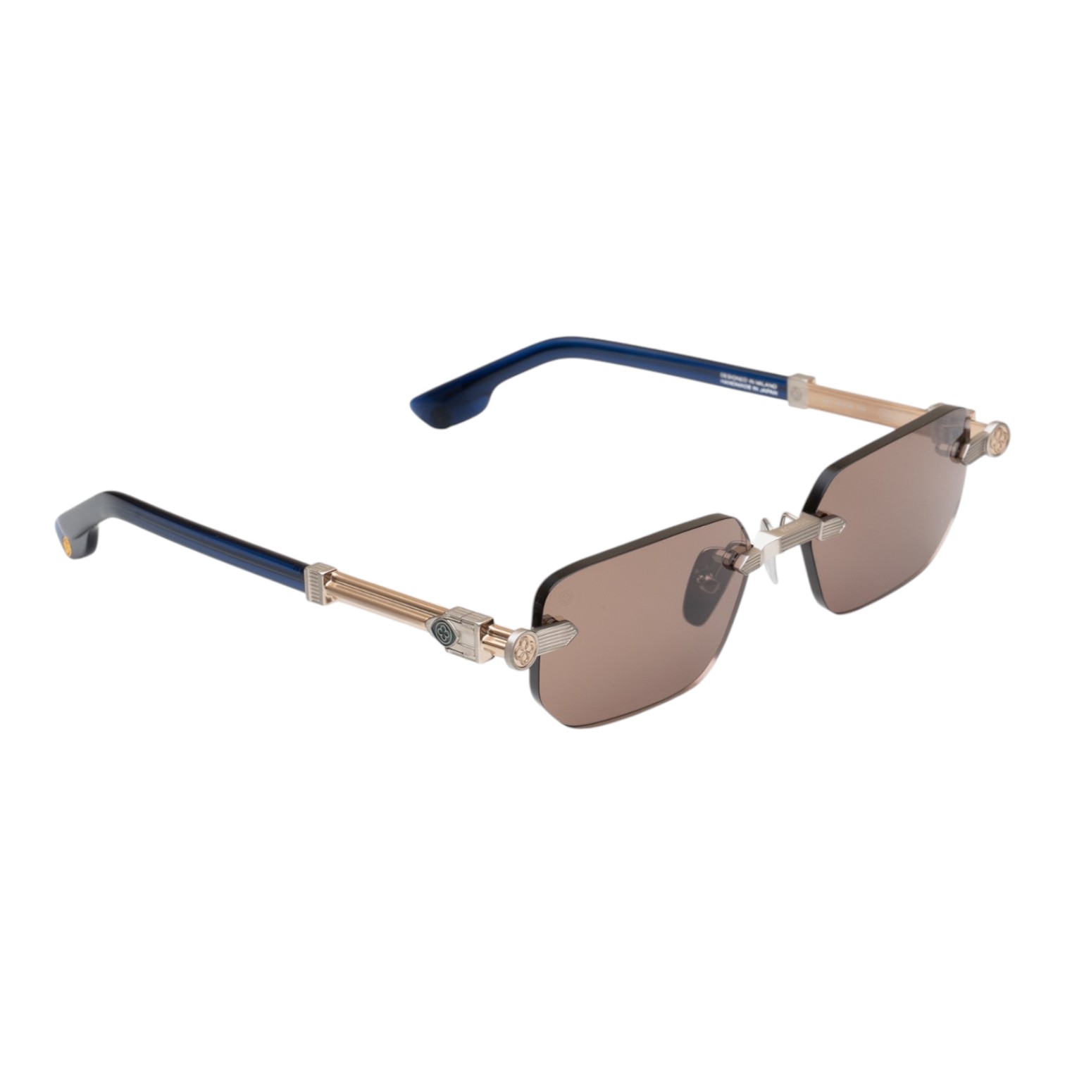 Unique Design Milano The Haze 22K Altın Lacivert Unisex Güneş Gözlüğü 3 Unique Design Milano The Haze 22K Altın Lacivert Unisex Güneş Gözlüğü - Görsel 2
