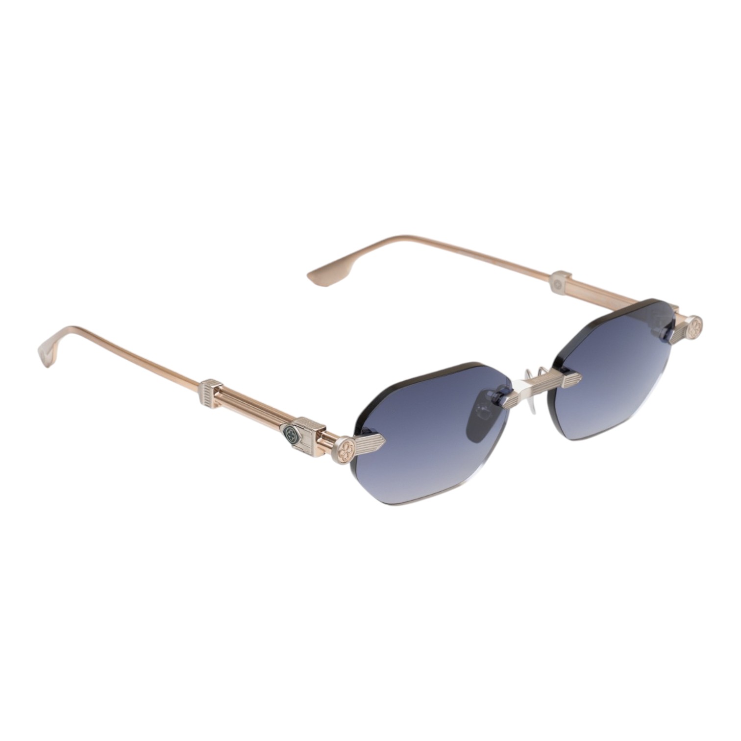 Unique Design Milano The Sheen 22K Altın Gümüş Unisex Güneş Gözlüğü 3 Unique Design Milano The Sheen 22K Altın Gümüş Unisex Güneş Gözlüğü - Görsel 2