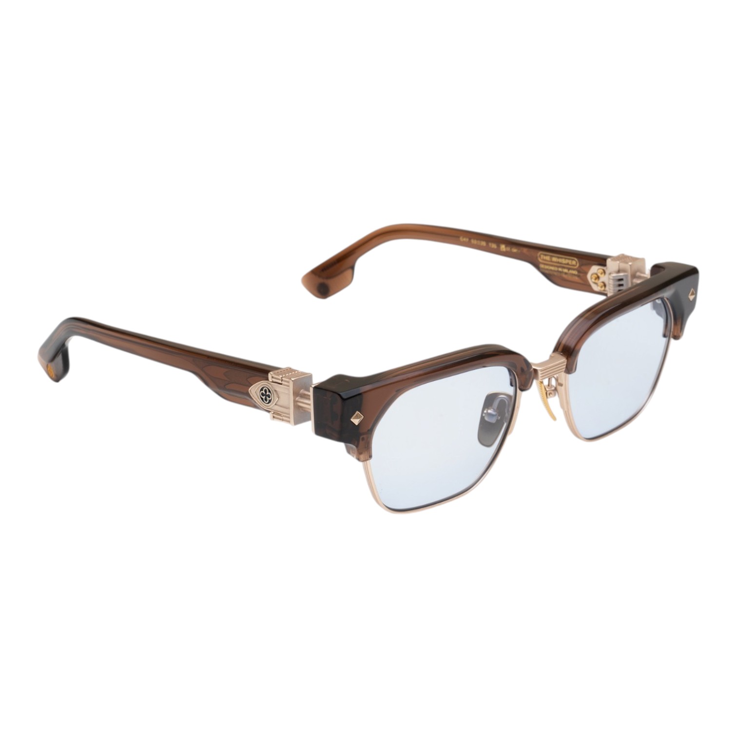 Unique Design Milano The Whisper  22K Altın Kahverengi Unisex Güneş Gözlüğü - Görsel 2