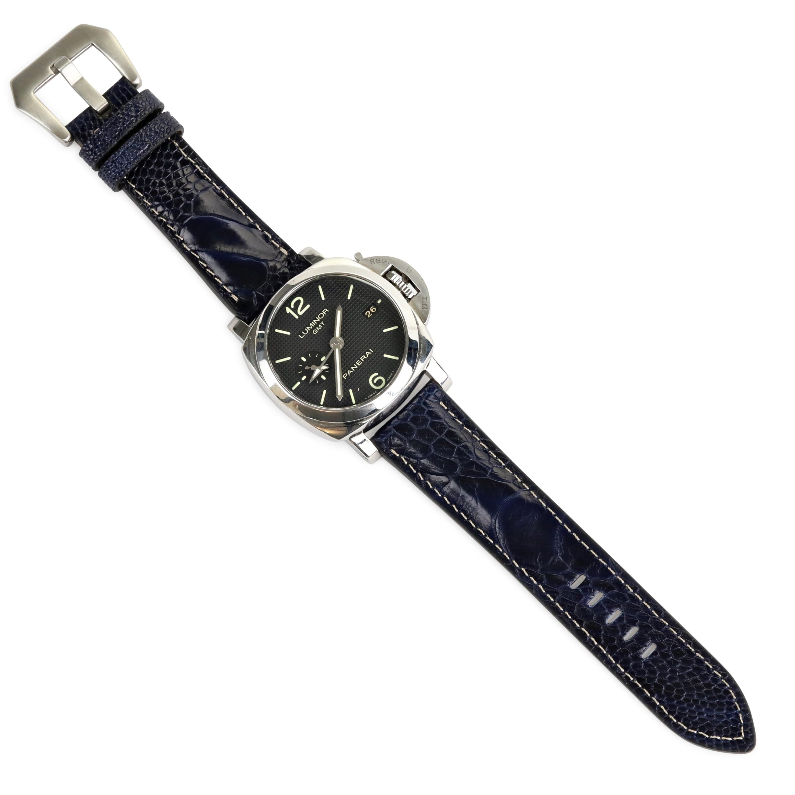 Onywatch 20 mm. Deri Kordon Devekuşu / Lacivert - Görsel 2