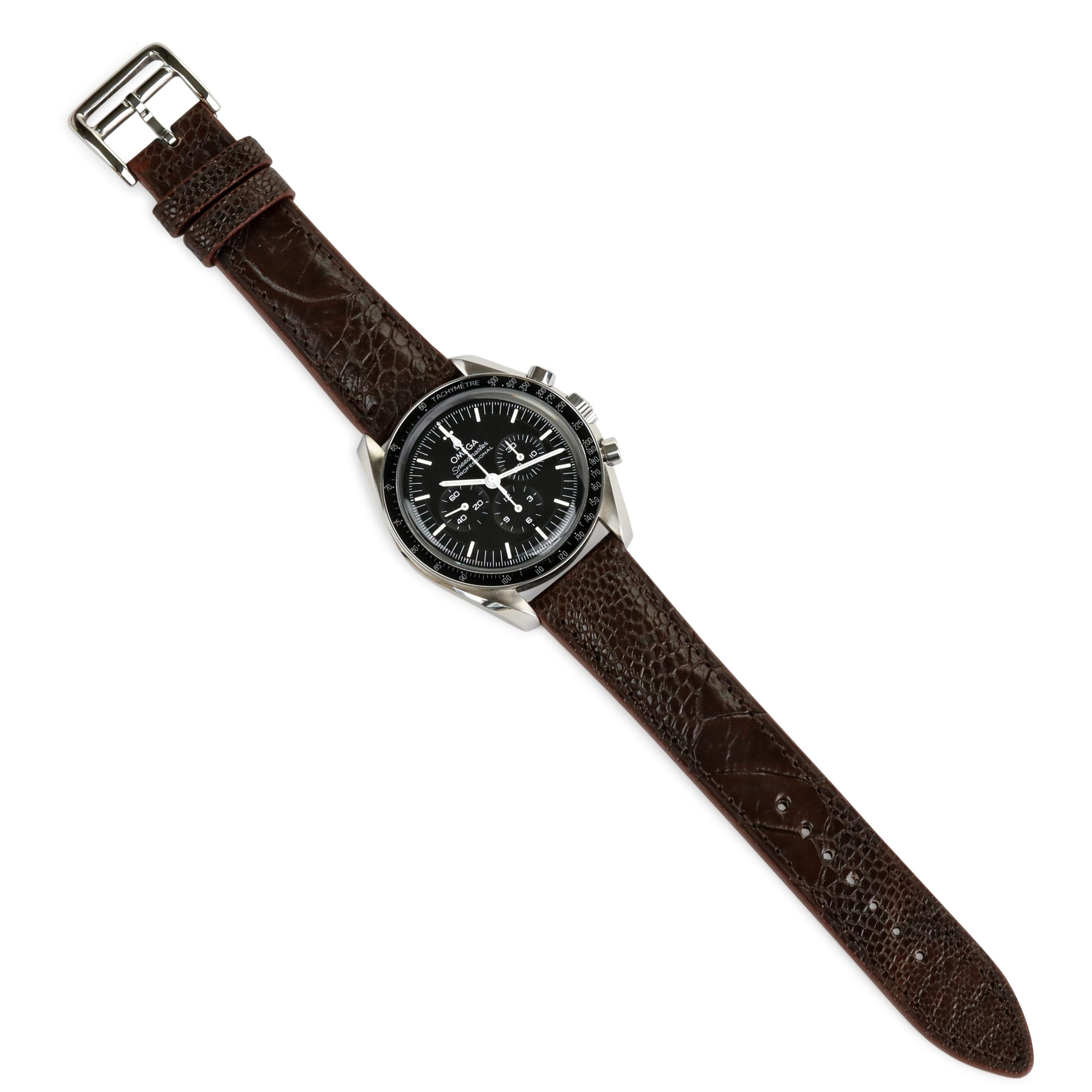 Onywatch 20 mm. Devekuşu Derisi Kordon / Kahve - Görsel 2