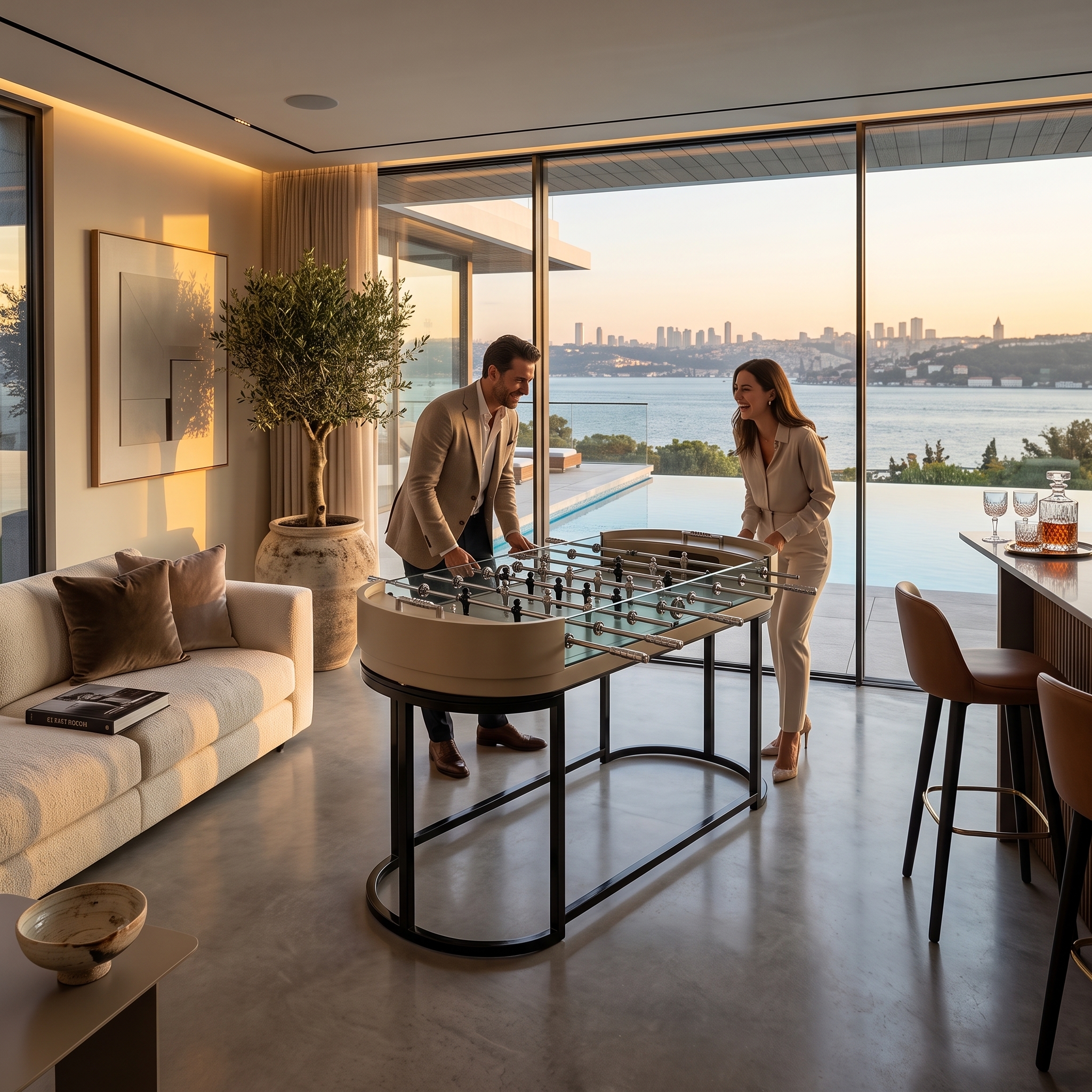 Royal 3 Krem Lake Langırt Masası - Görsel 2