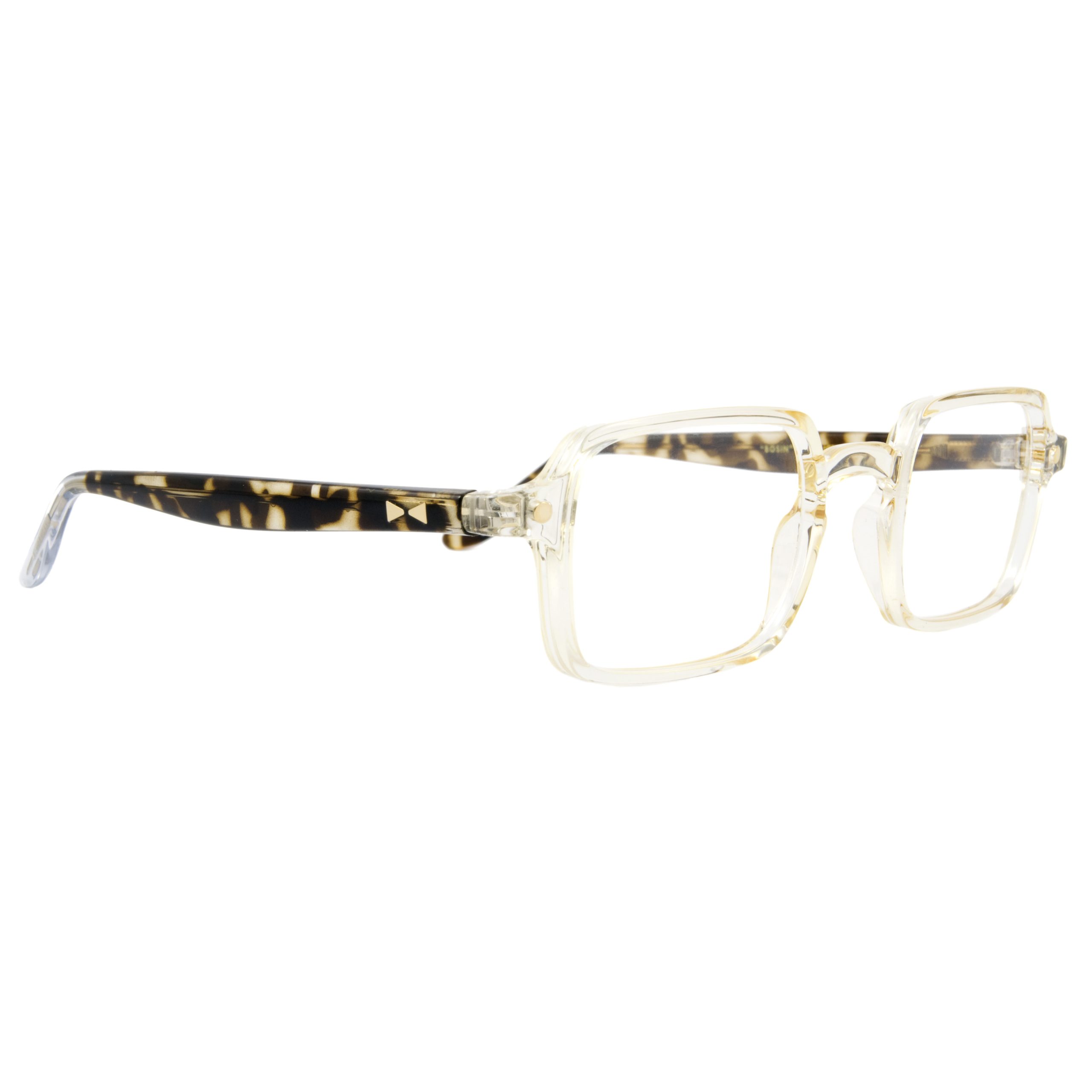 Snob Milano Bosin Şeffaf Leopar Unisex Optik / Güneş Gözlüğü - Görsel 2