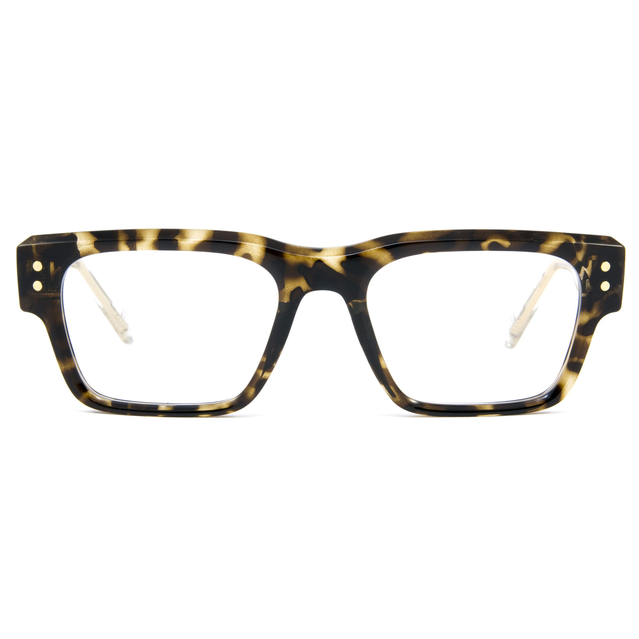 Snob Milano Giuan Mari Leopar Şeffaf Unisex Optik & Güneş Gözlüğü - Görsel 3