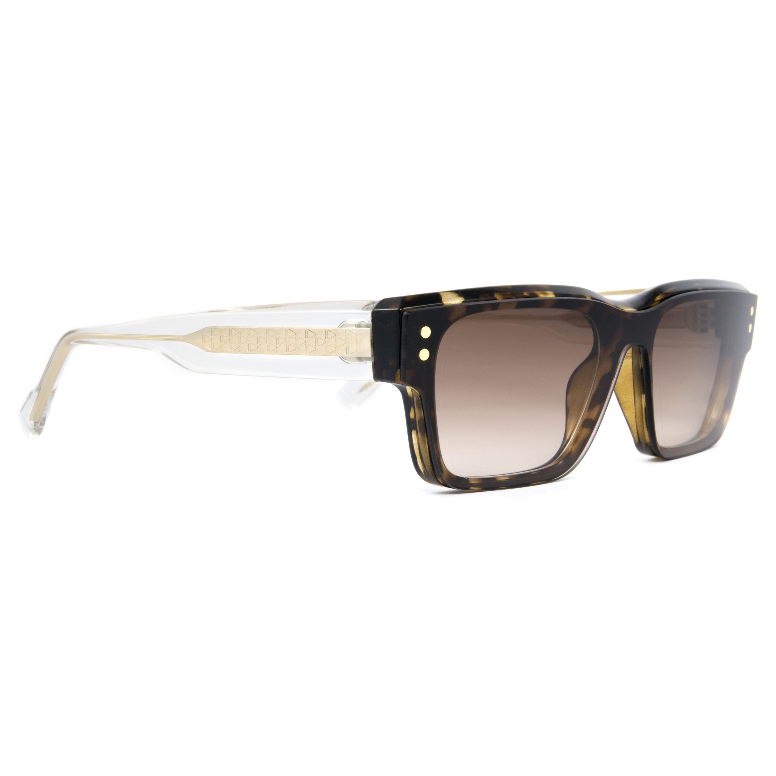 Snob Milano Giuan Mari Leopar Şeffaf Unisex Optik & Güneş Gözlüğü - Görsel 4