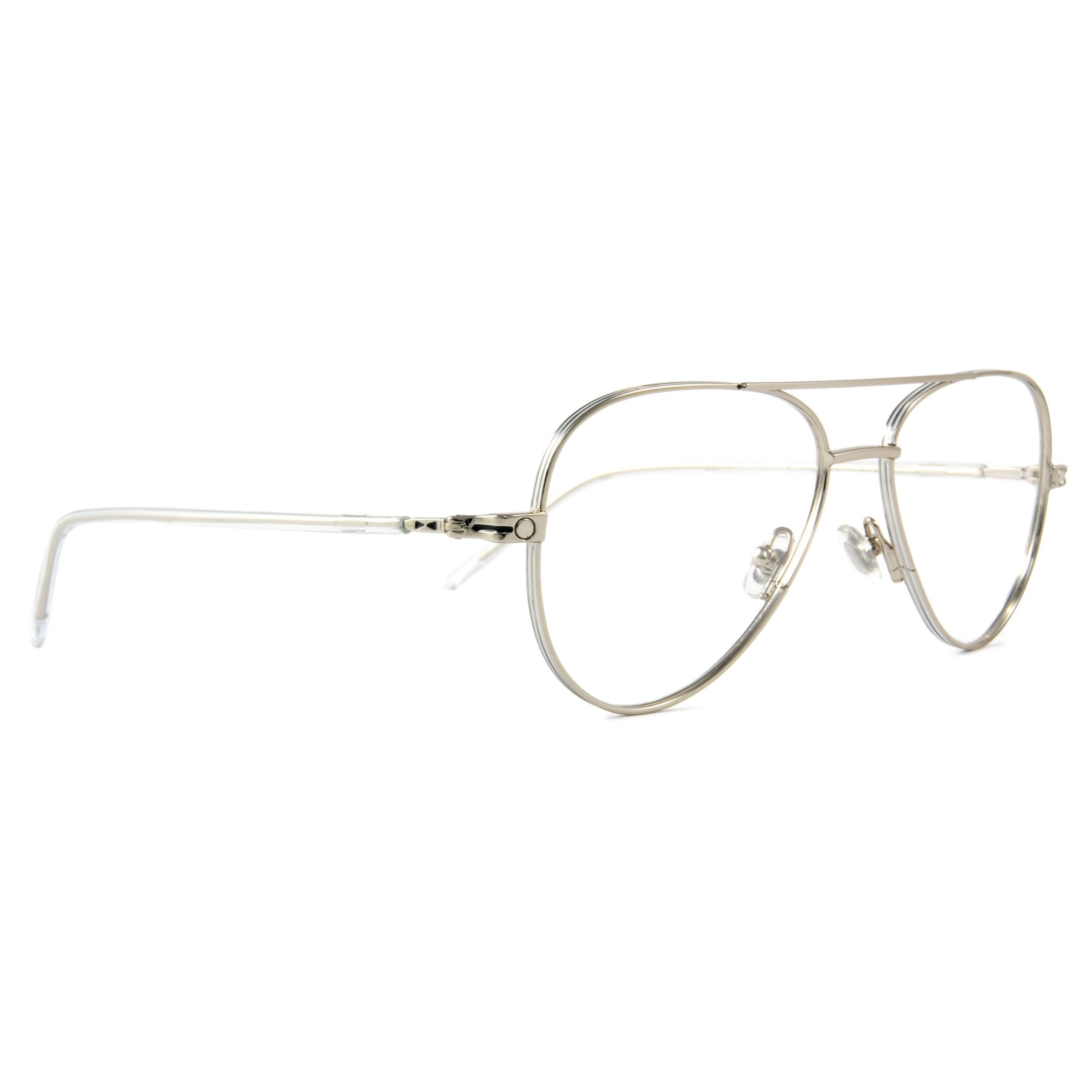 Snob Milano Italian Stallon Gümüş Lacivert Unisex Optik / Güneş Gözlüğü - Görsel 2