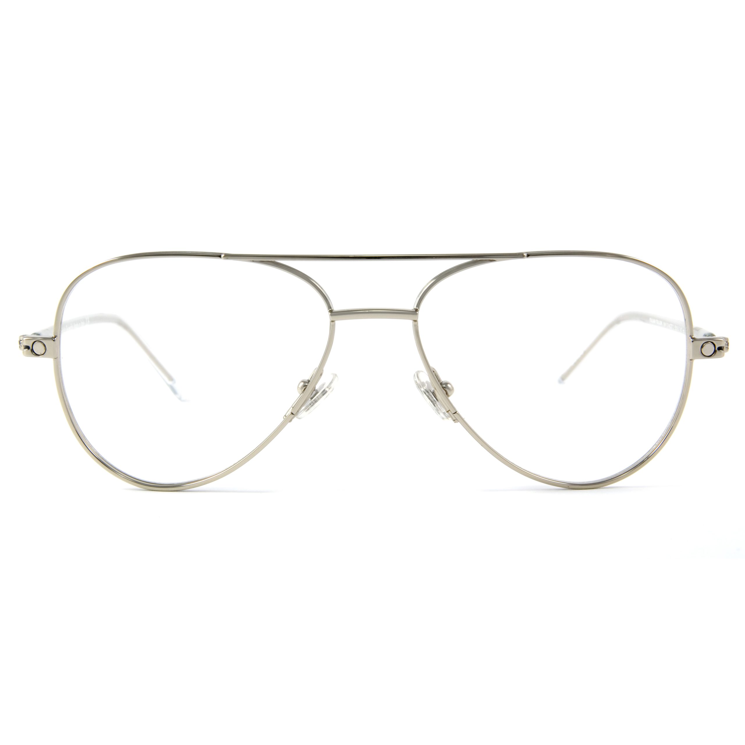 Snob Milano Italian Stallon Gümüş Lacivert Unisex Optik / Güneş Gözlüğü - Görsel 3