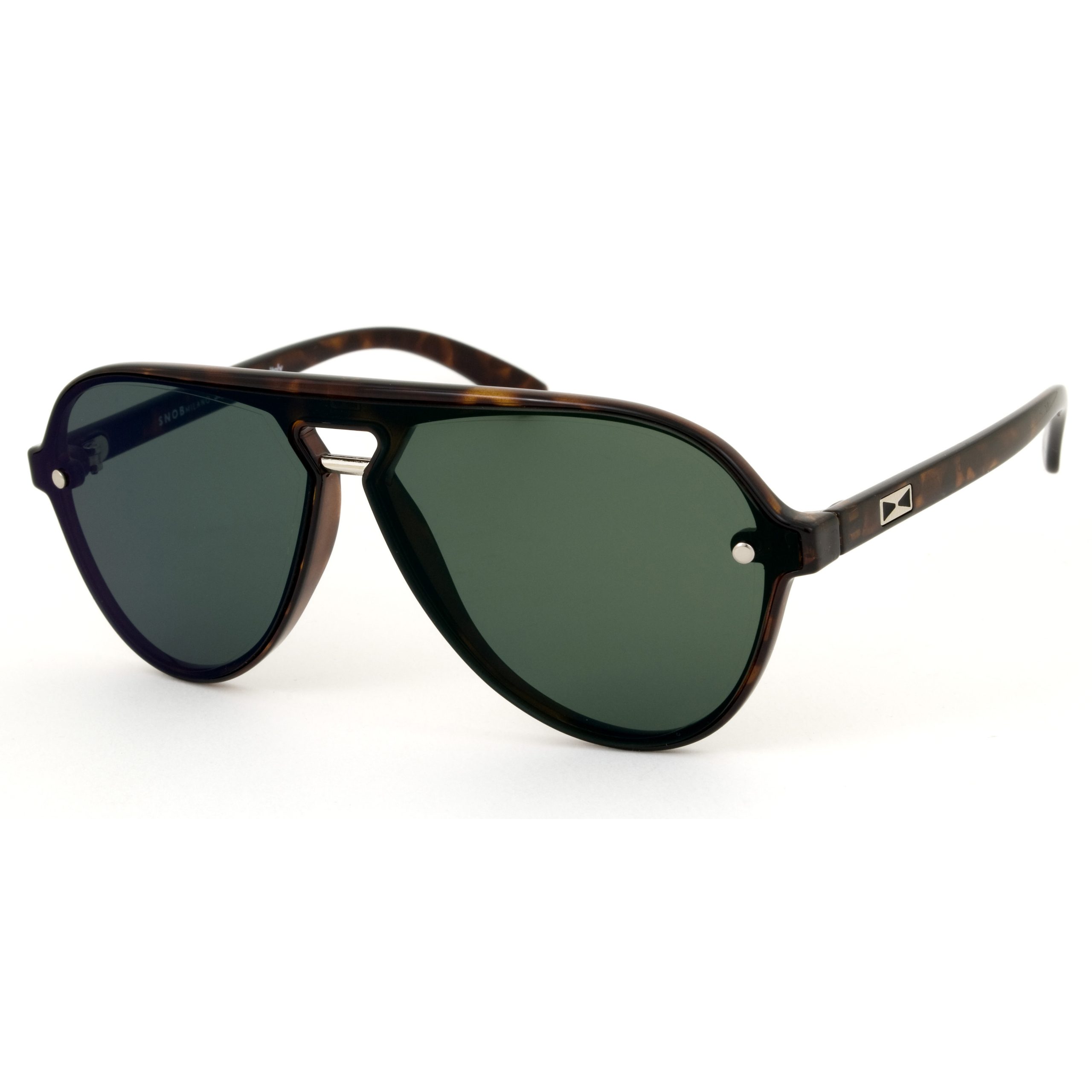 Snob Milano Manico Leopar Unisex Güneş Gözlüğü - Görsel 2