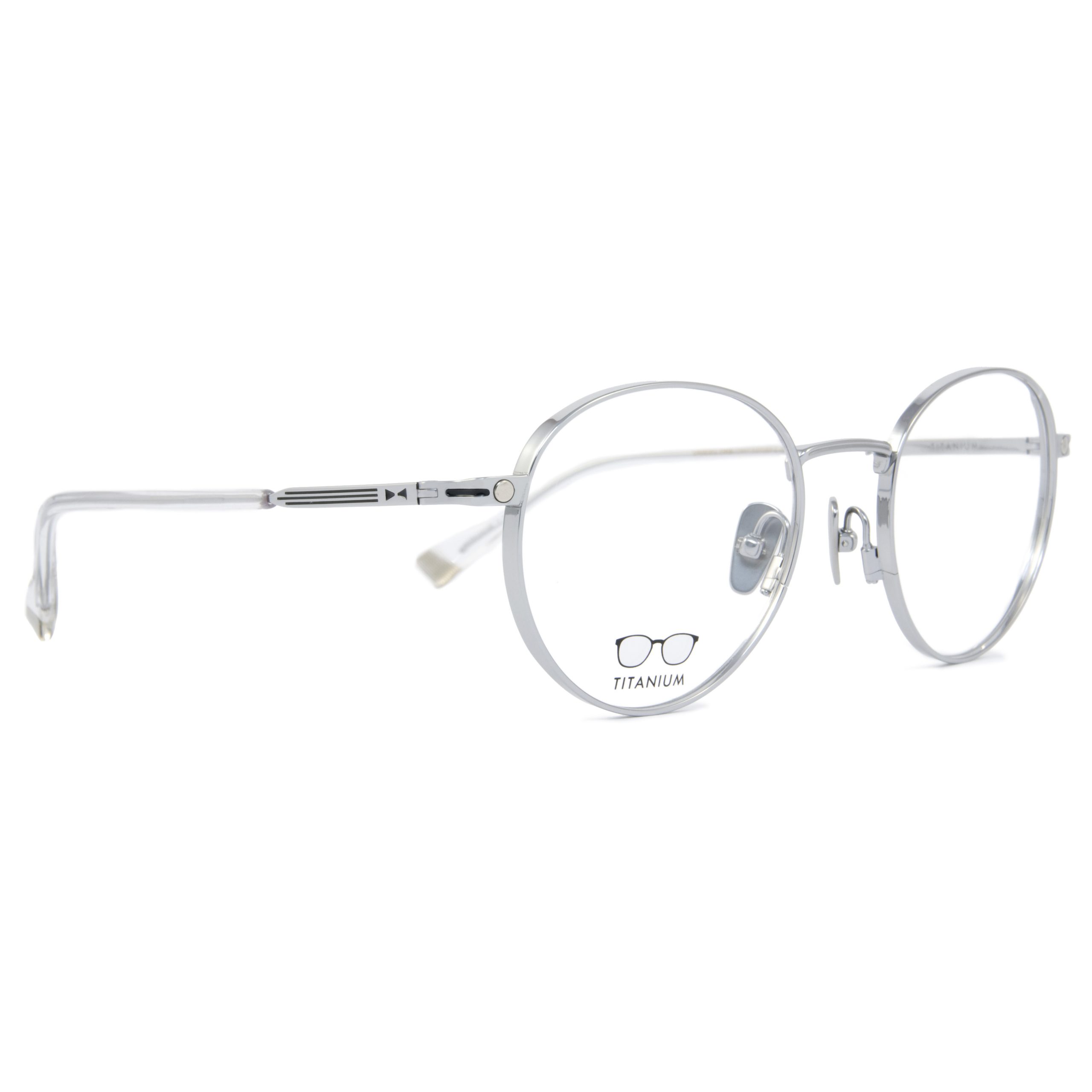 Snob Milano Special One Gümüş Gri Titanyum Unisex Optik & Güneş Gözlüğü - Görsel 4