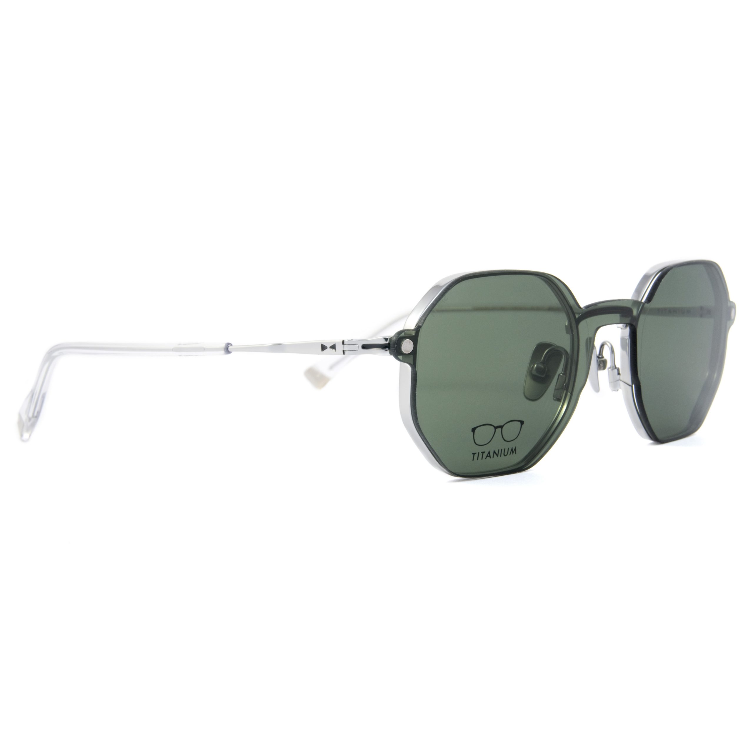 Snob Milano Special V Gümüş Titanyum Unisex Optik / Güneş Gözlüğü - Görsel 4
