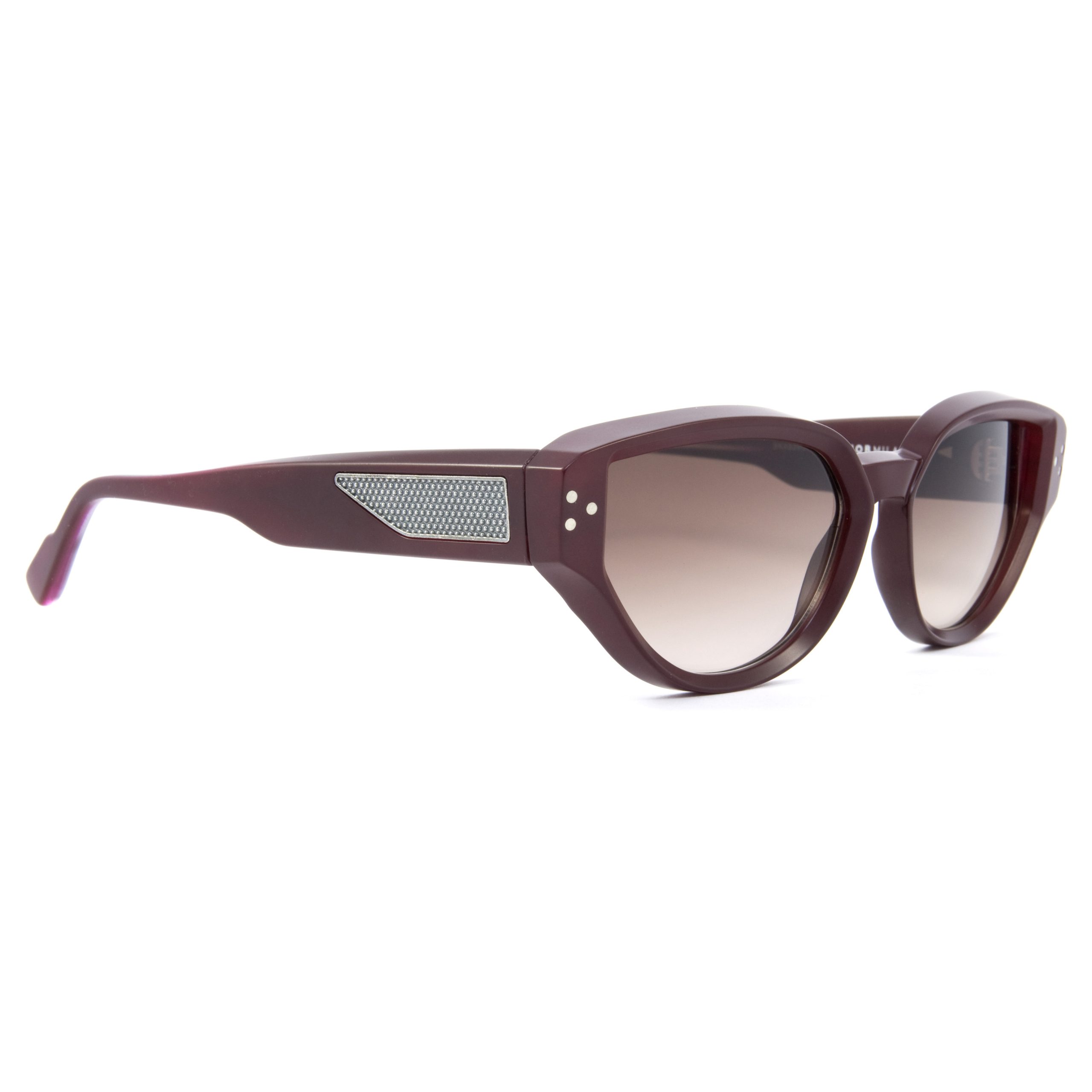 Snob Milano x Nove 25 Gran Tosa Bordo Cat Eye Kadın Güneş Gözlüğü - Görsel 2