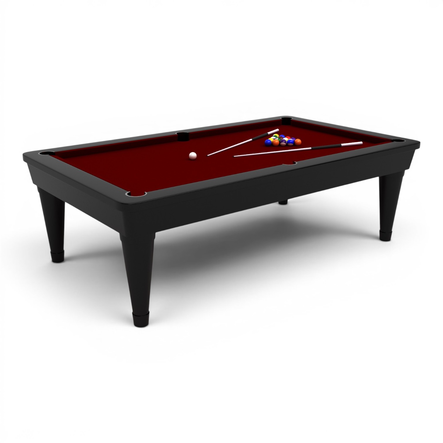 Soft 6 Siyah Lake Bilardo Masası