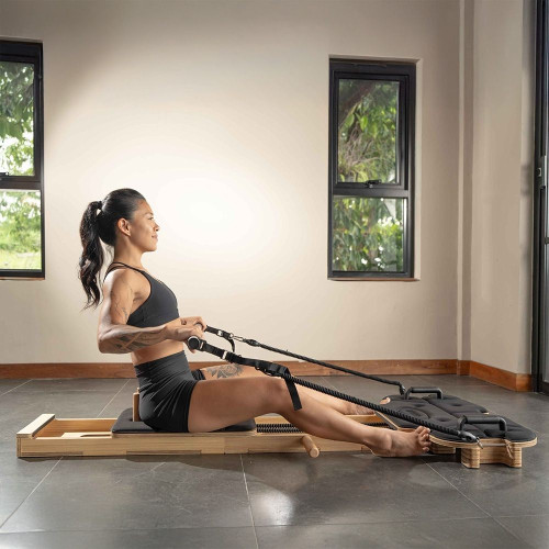 WOC Pilates Reformer - Katlanabilir Doğal Ahşap Pilates Tahtası 9 WOC Pilates Reformer - Katlanabilir Doğal Ahşap Pilates Tahtası - Görsel 5