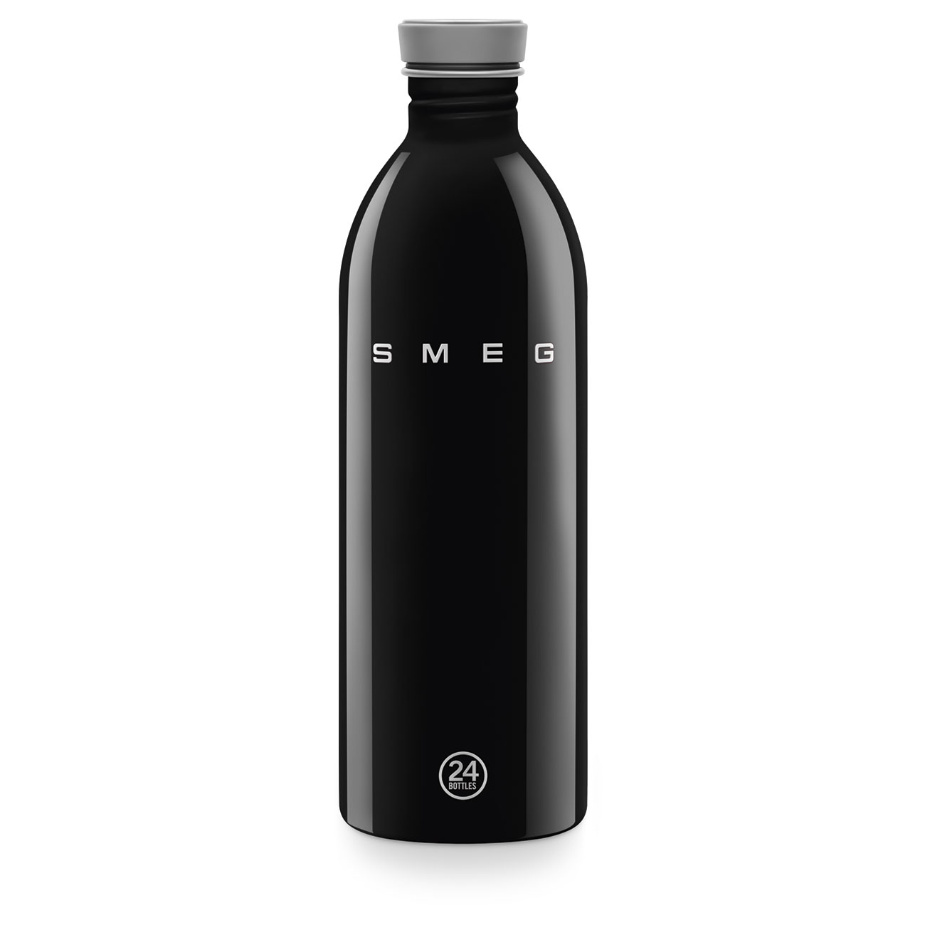 Smeg x 24Bottles Urban Bottle Paslanmaz Çelik Matara 1L - Siyah