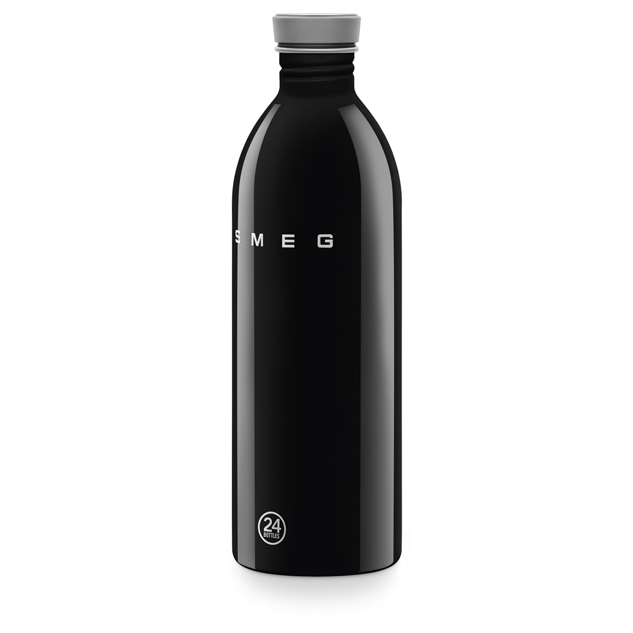 Smeg x 24Bottles Urban Bottle Paslanmaz Çelik Matara 1L - Siyah - Görsel 2