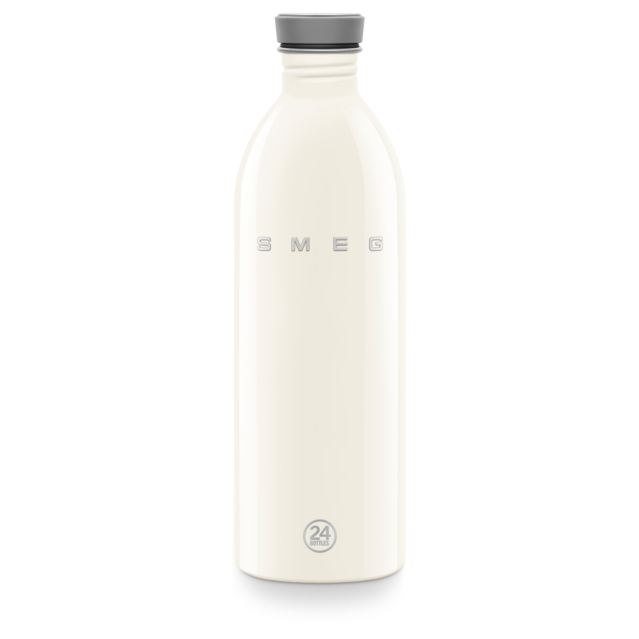 Smeg x 24Bottles Urban Bottle Paslanmaz Çelik Matara 1L - Krem