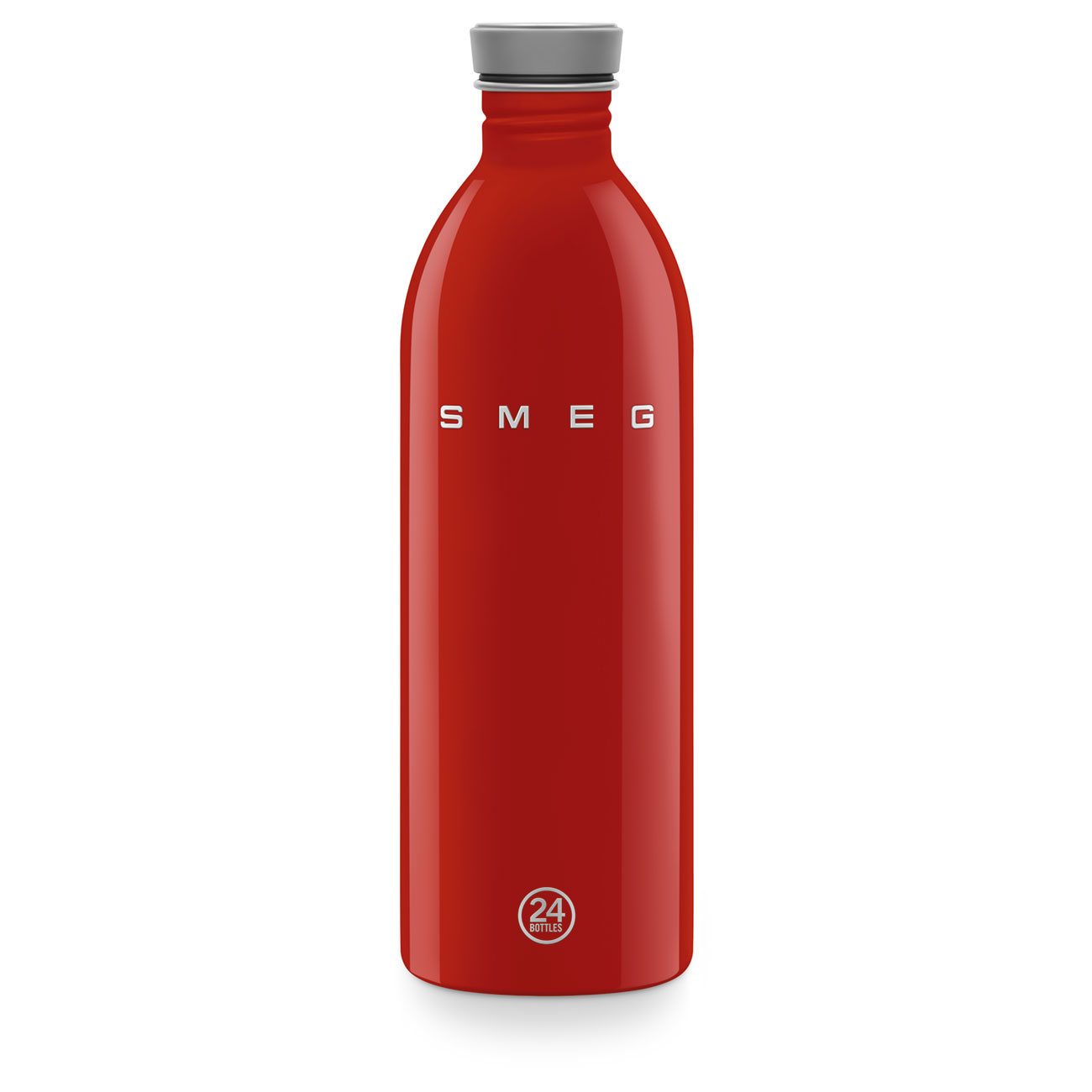 Smeg x 24Bottles Urban Bottle Paslanmaz Çelik Matara 1L - Kırmızı