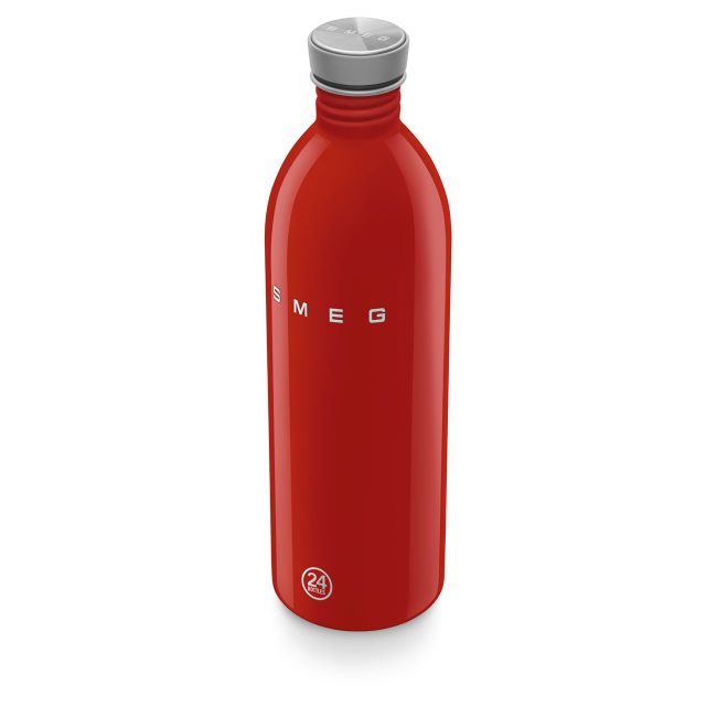 24 water bott red 1l 80500